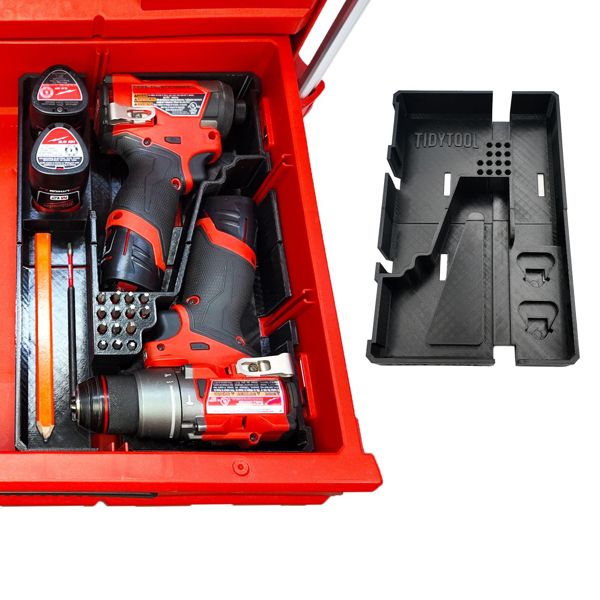 Drawer Liner for Milwaukee M12 FUEL Drill/Driver and impact