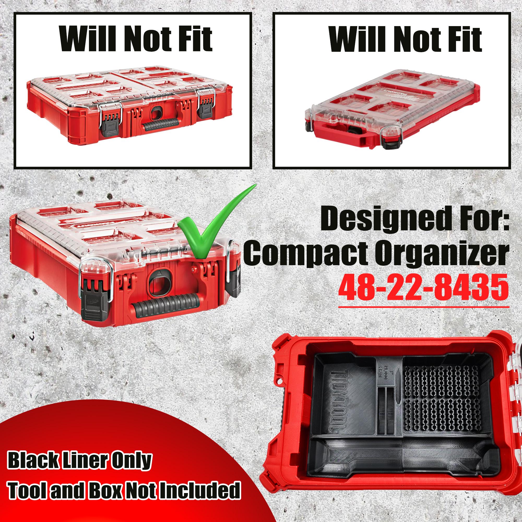 Packout Insert for Milwaukee M12 FUEL 1/4" Straight Die Grinder
