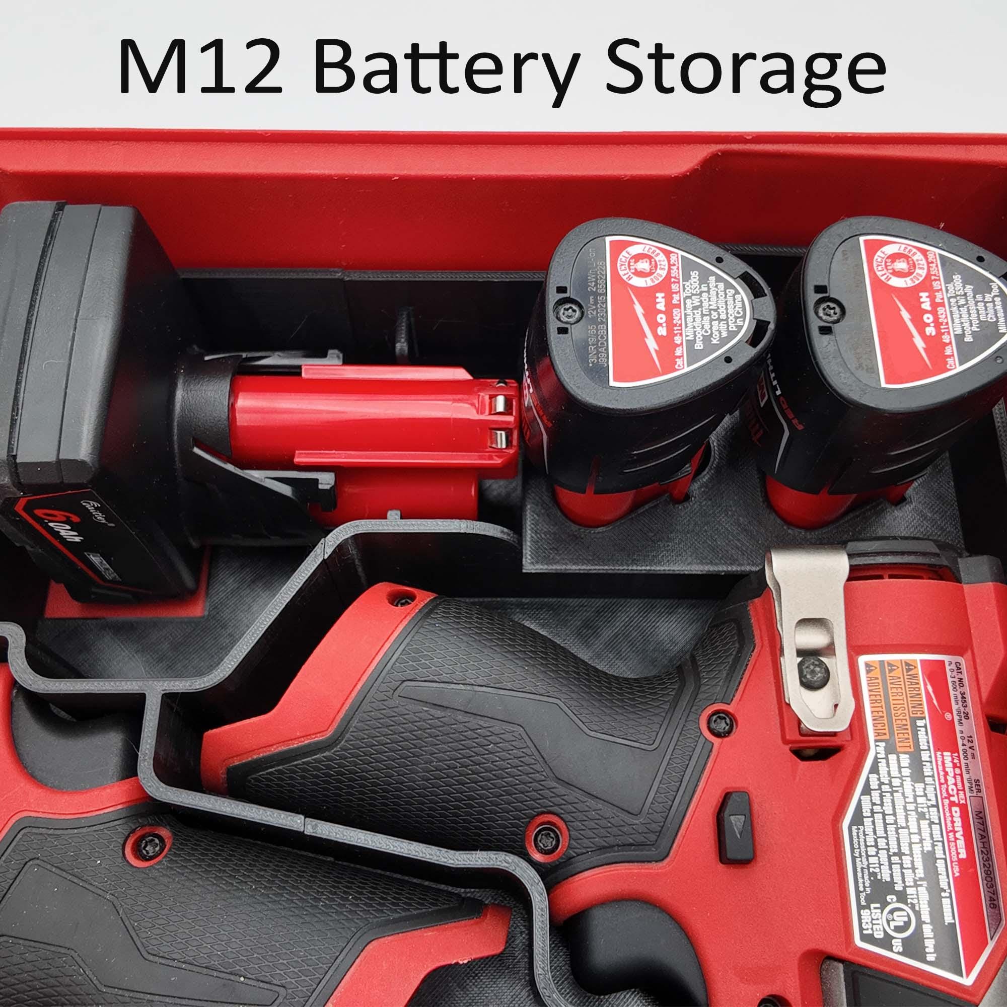 Packout Insert for M12 Fuel Drill/Driver and Impact- Milwaukee Compact Organizer