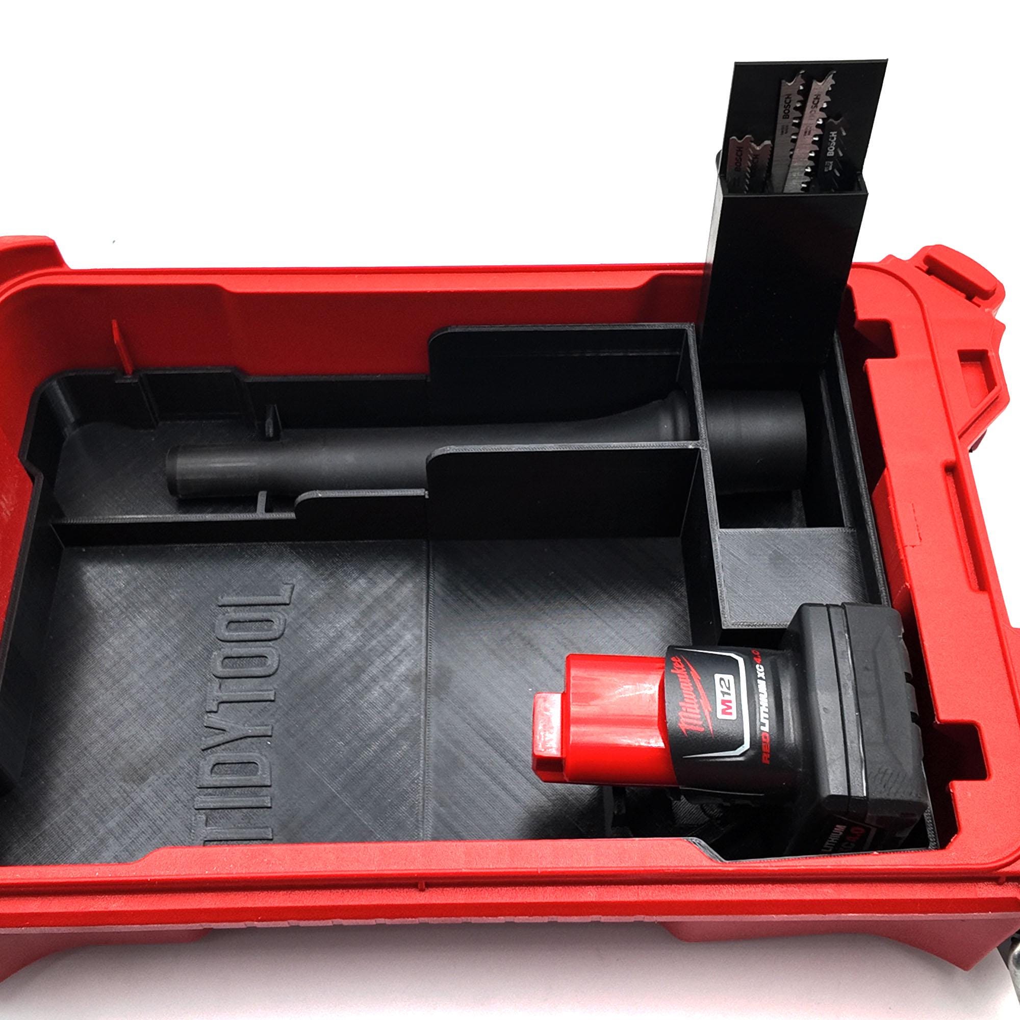 Packout Insert for M12 Fuel Jigsaw and Milwaukee Compact Organizer