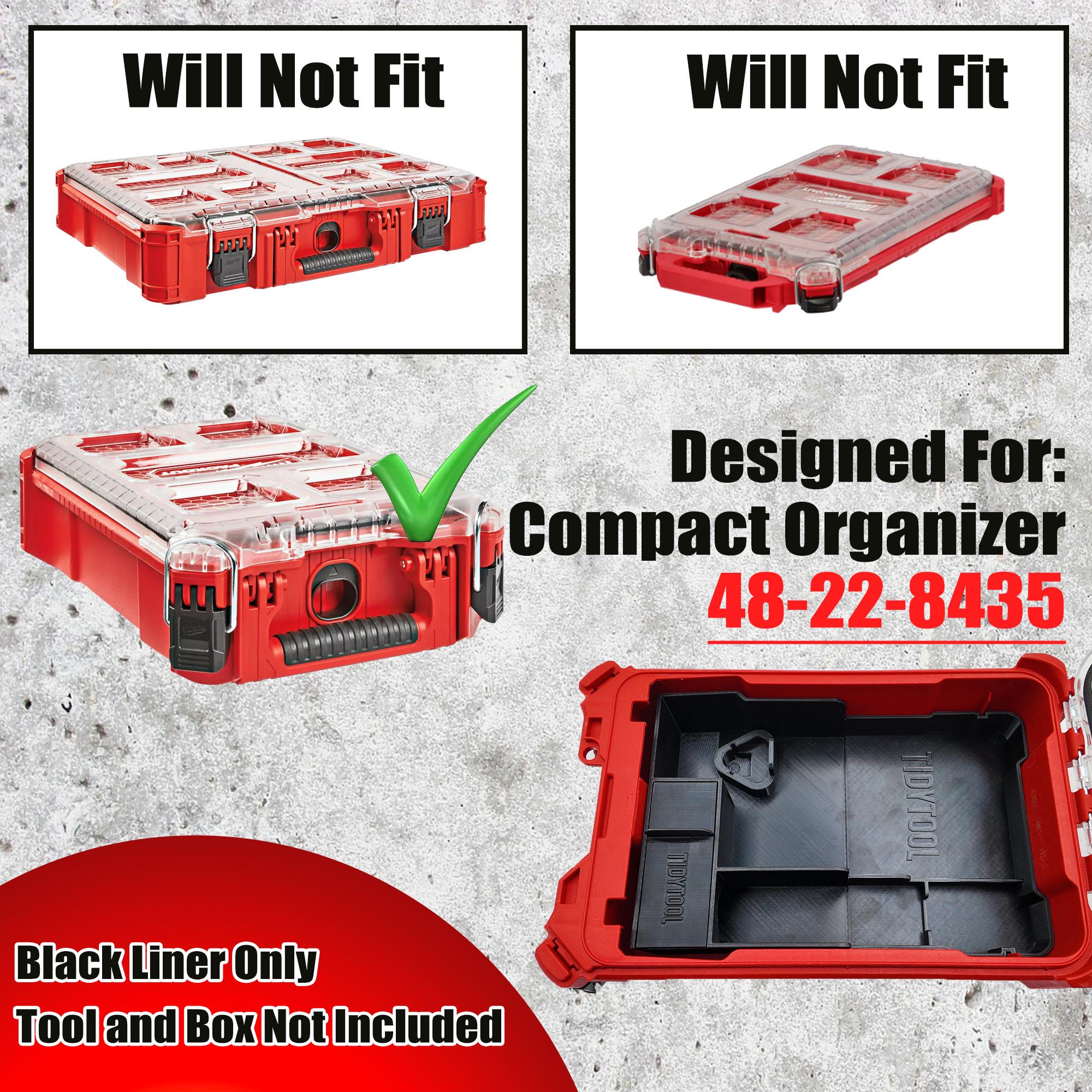 Packout Insert for M12 Fuel Jigsaw and Milwaukee Compact Organizer