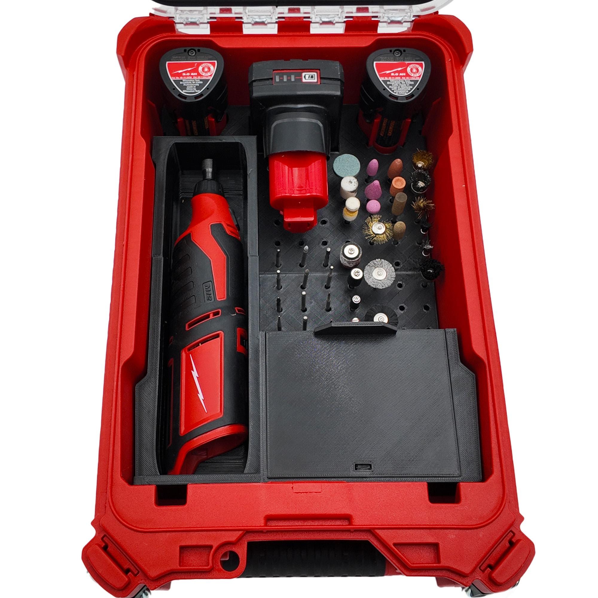 M12 Rotary Tool Packout Insert – Compact Organizer Liner