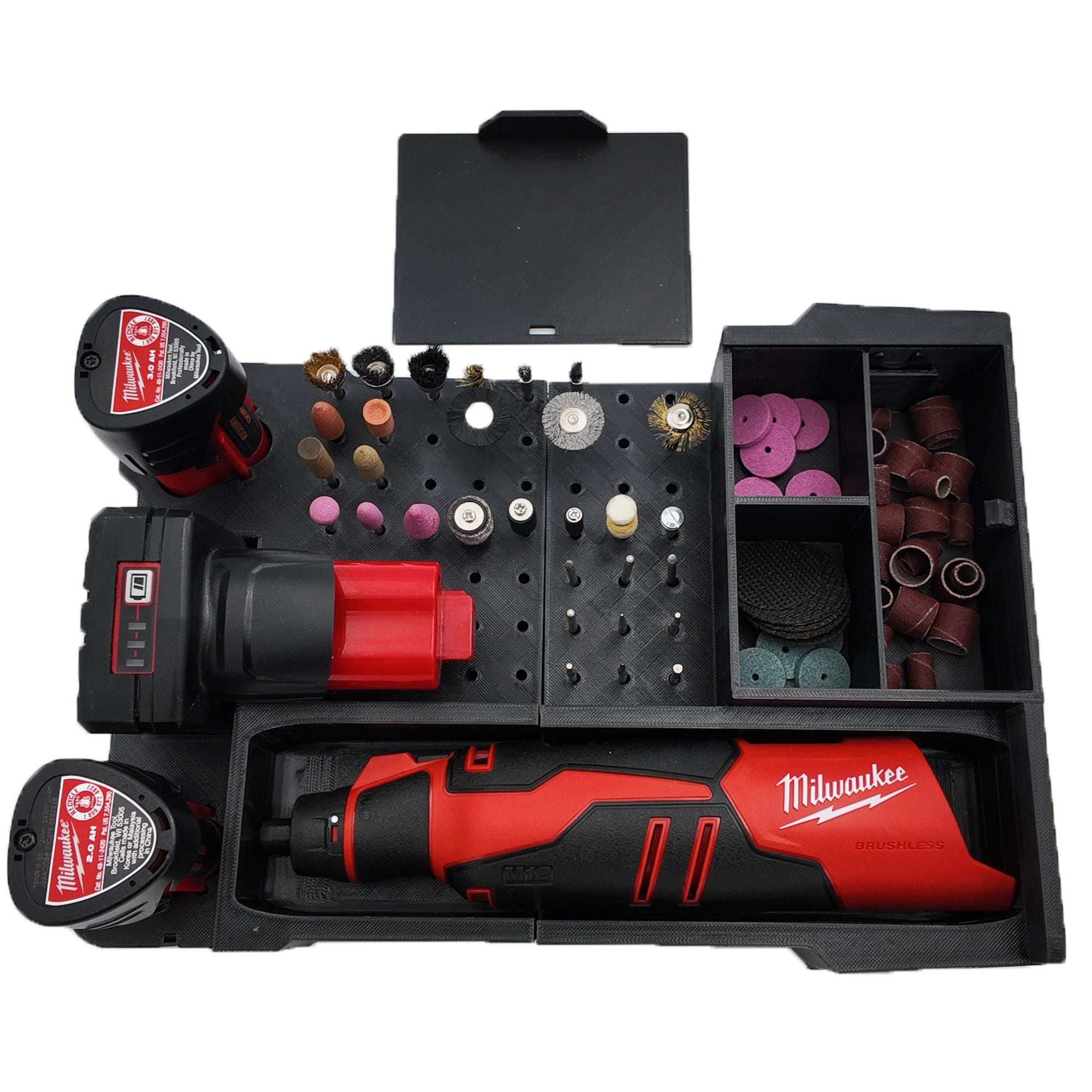 M12 Rotary Tool Packout Insert – Compact Organizer Liner