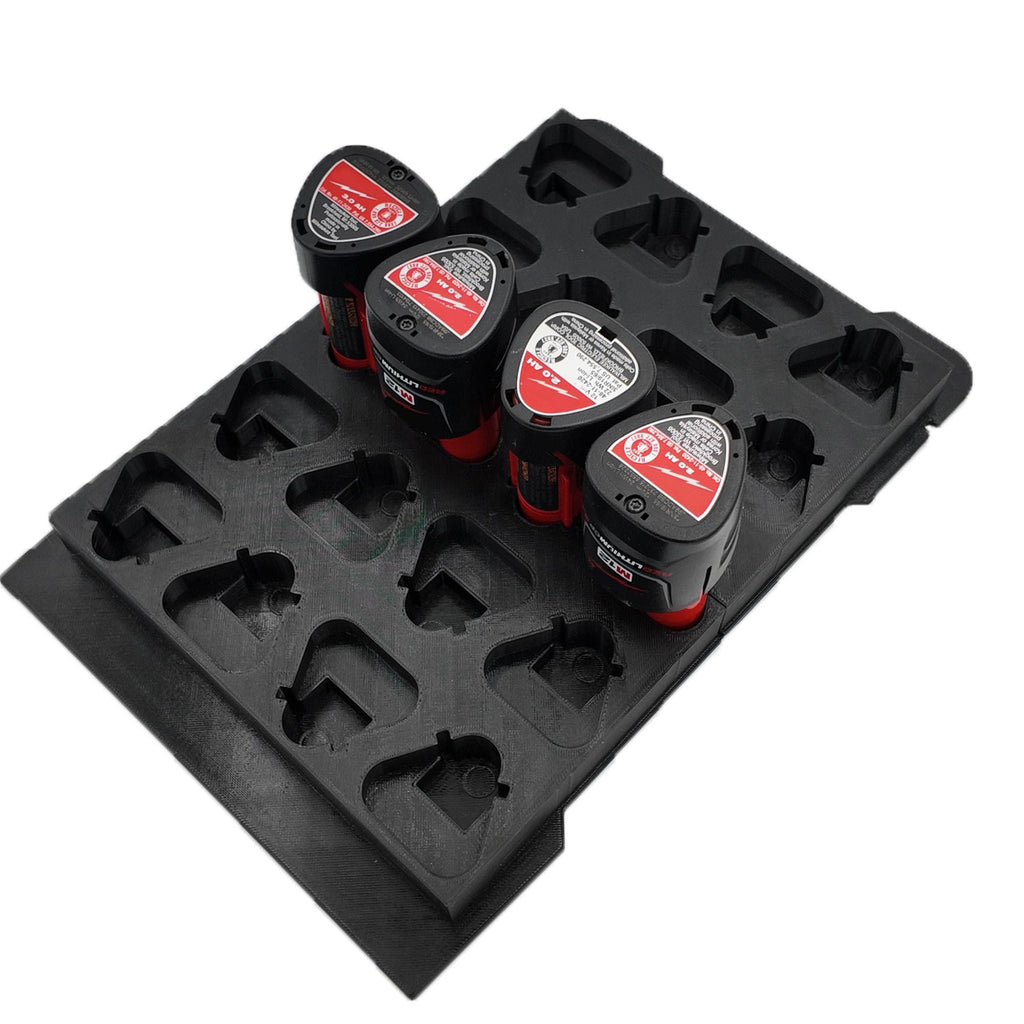 Packout Insert for M12 Battery Liner and Milwaukee Compact Organizer