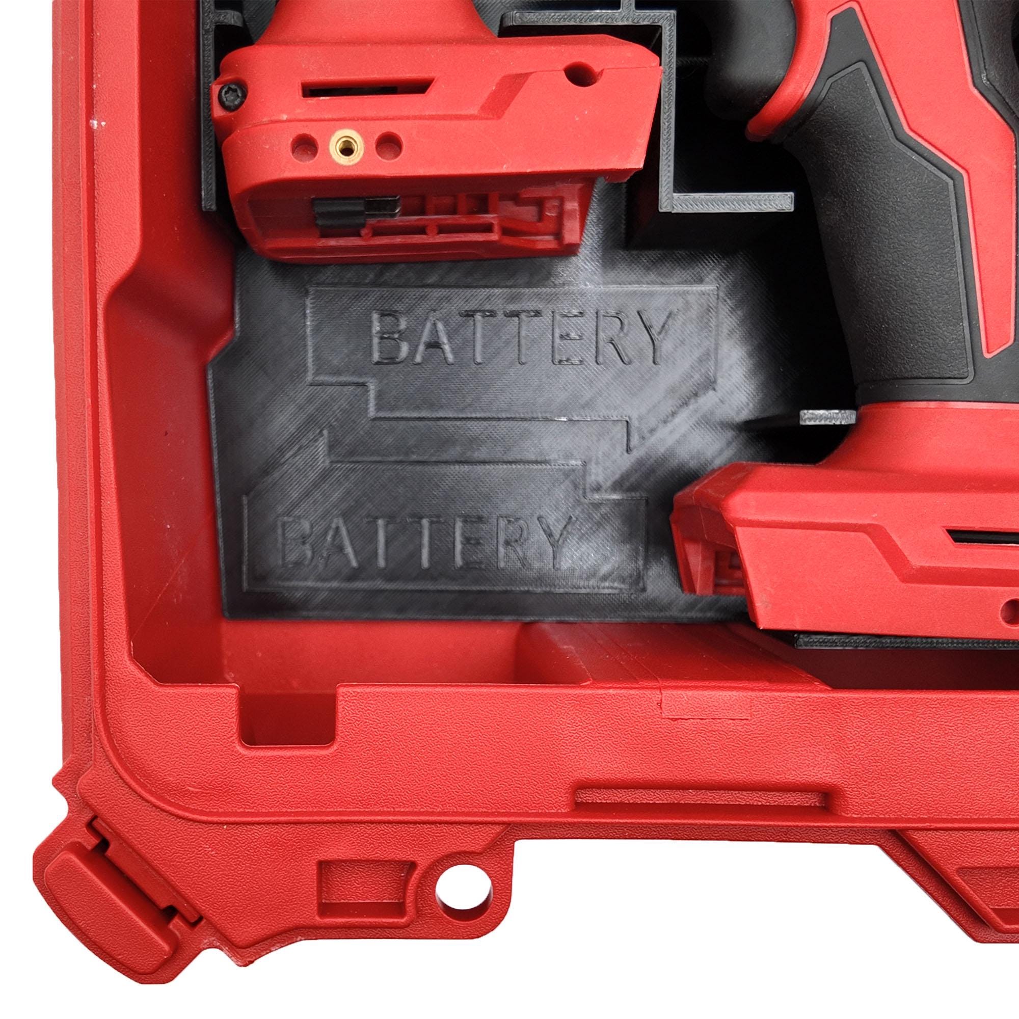 Packout Insert for M18 Drill Driver and Impact- Milwaukee Compact Organizer