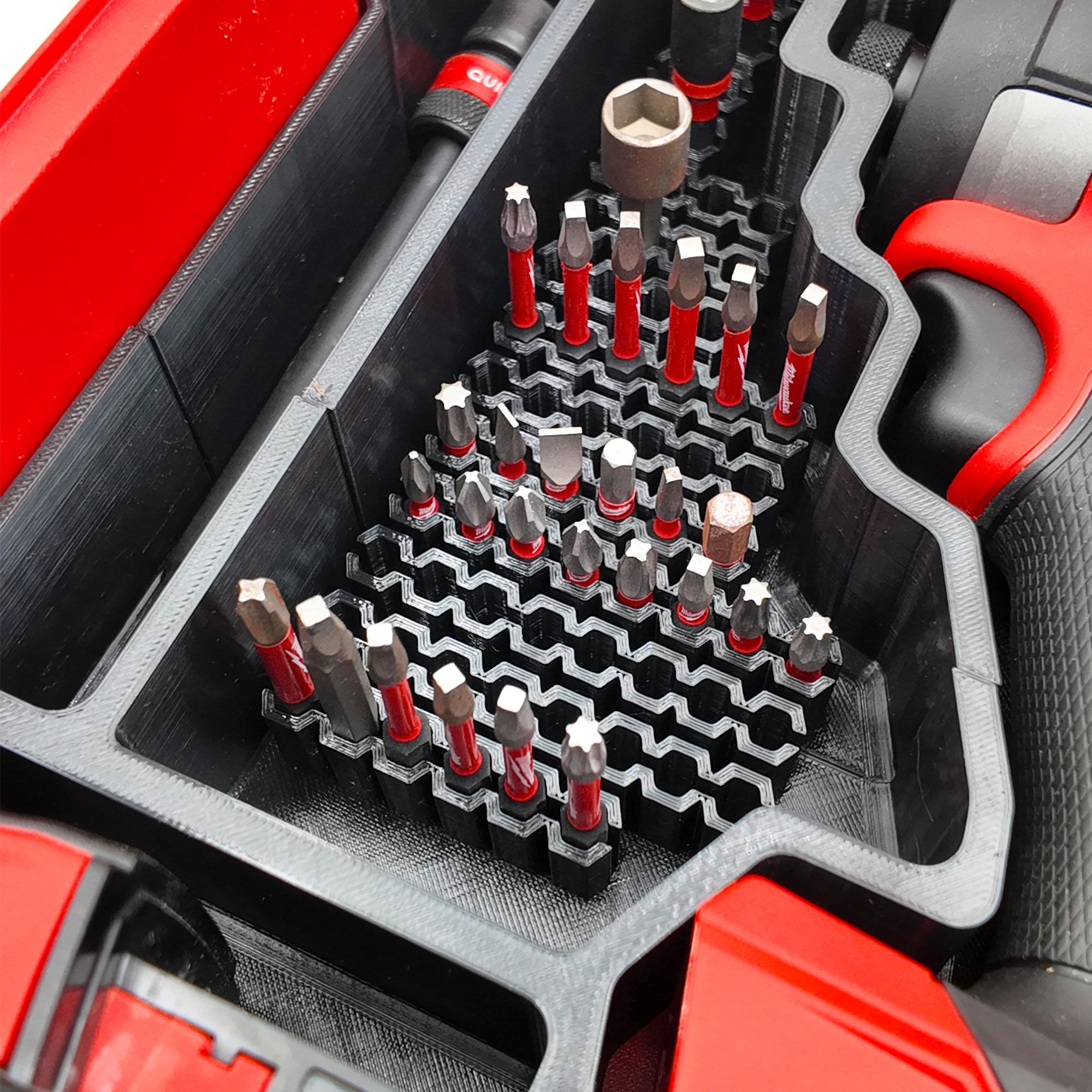 Packout Insert for M18 Fuel 1/4" Hex Impact Driver - Milwaukee Compact Organizer