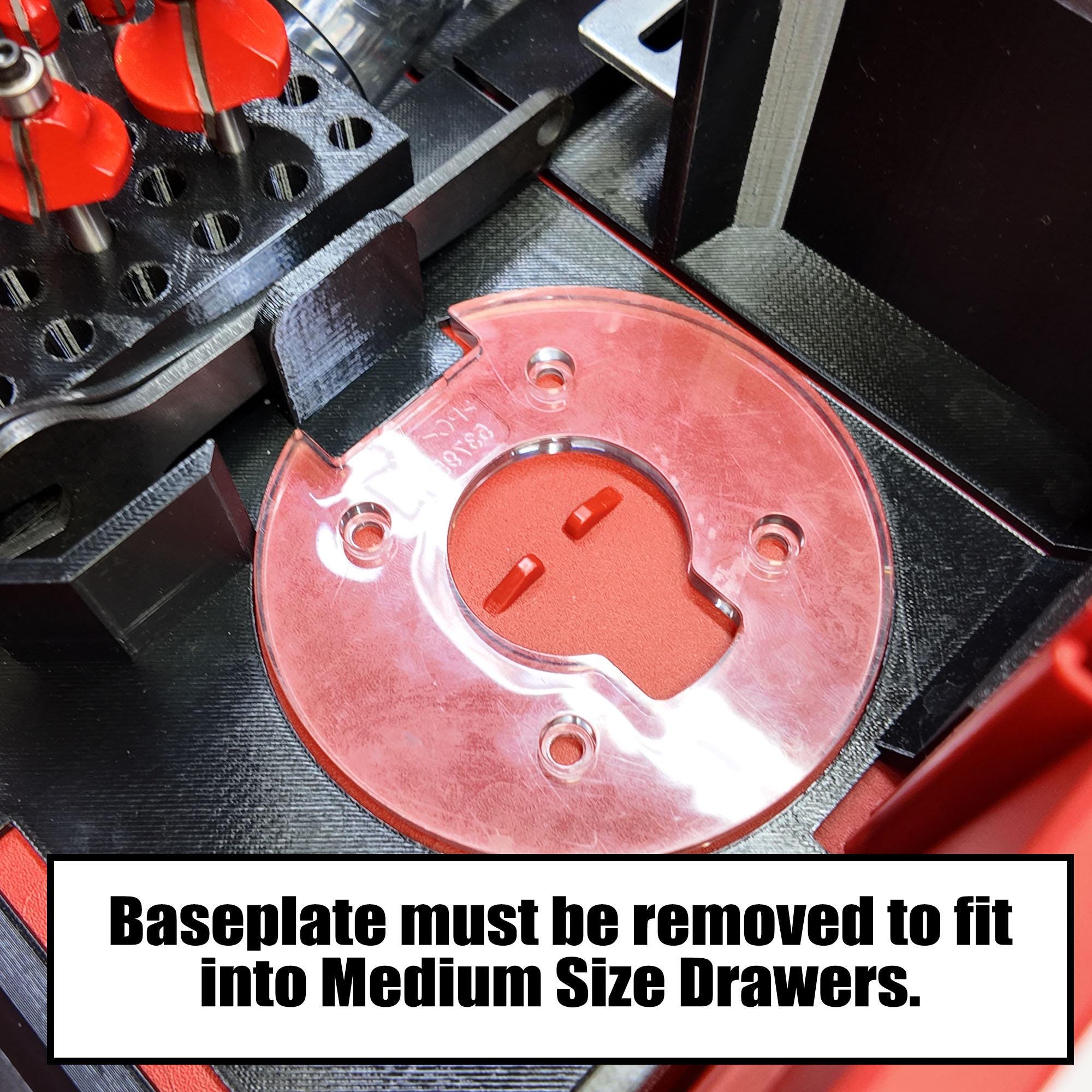 Drawer Liner for Milwaukee M18FUEL Router and Packout 3 Drawer Tool Box