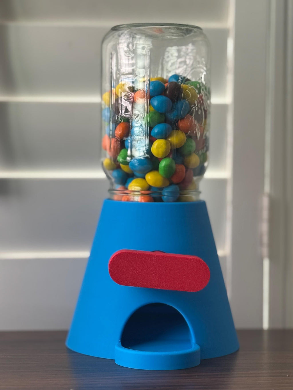 3D Printed Candy Machine: FDA Food Safe PLA, Mason Jar Compatible