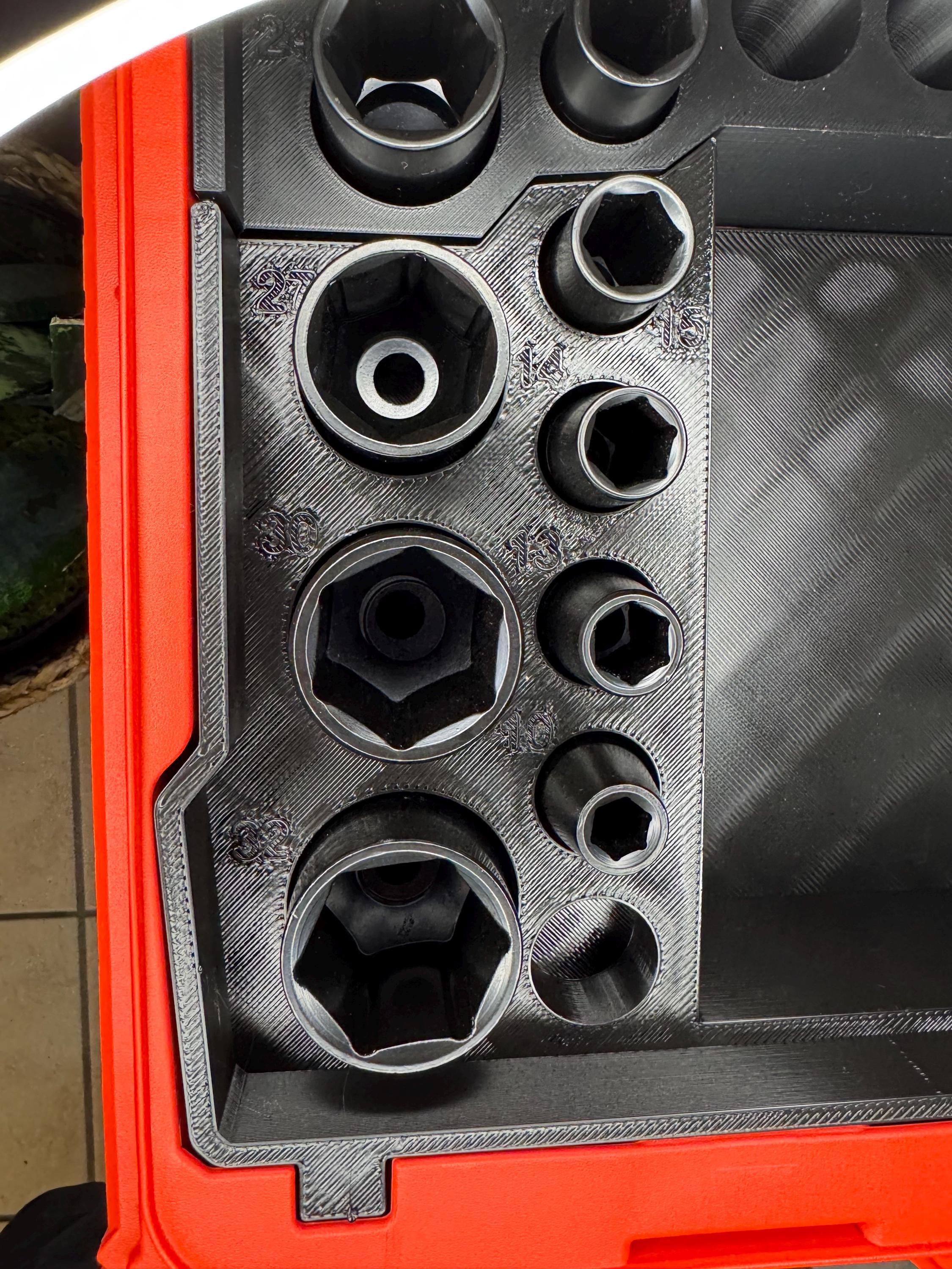 Milwaukee Packout Metric Socket Organizer | Harbor Freight 1/2” Drive Impact Socket Insert