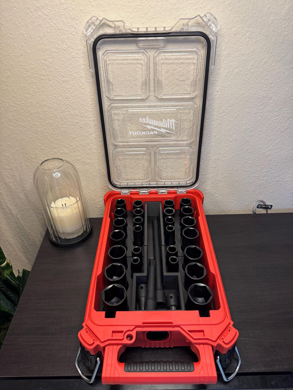 Milwaukee Packout Impact Socket SAE/Metric Insert for Compact Organizer with Extension Slot