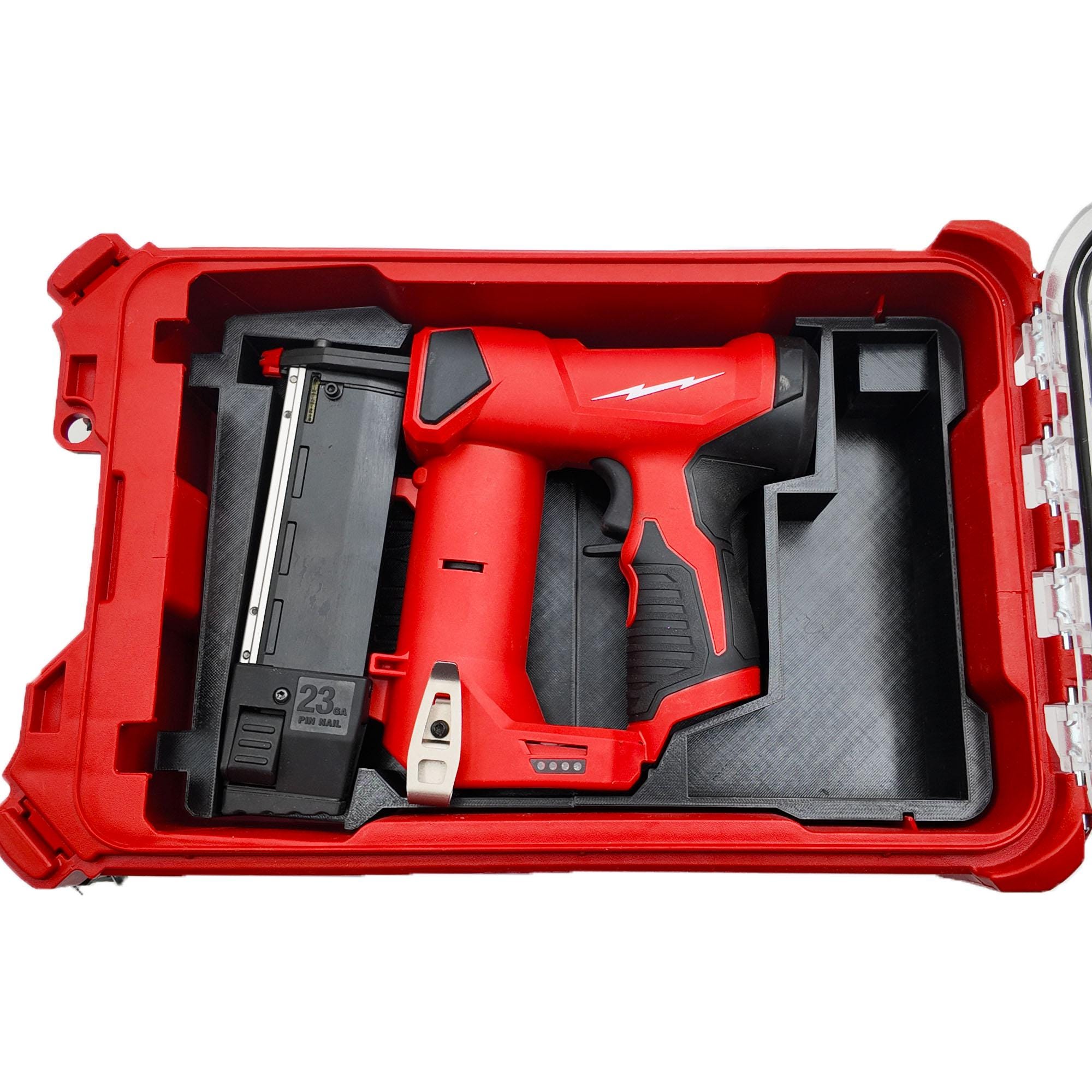 Packout Insert for M12 Pin Nailer and Milwaukee Compact Organizer