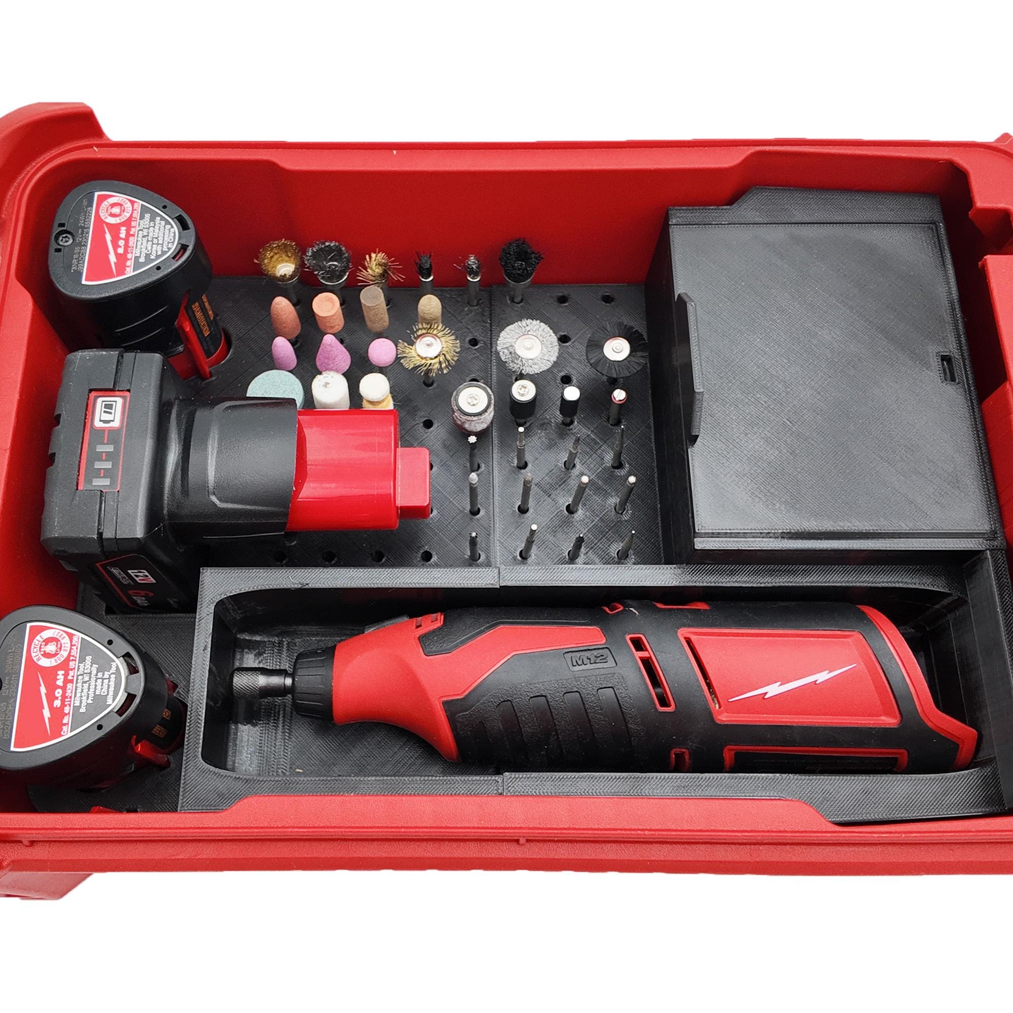 M12 Rotary Tool Packout Insert – Compact Organizer Liner