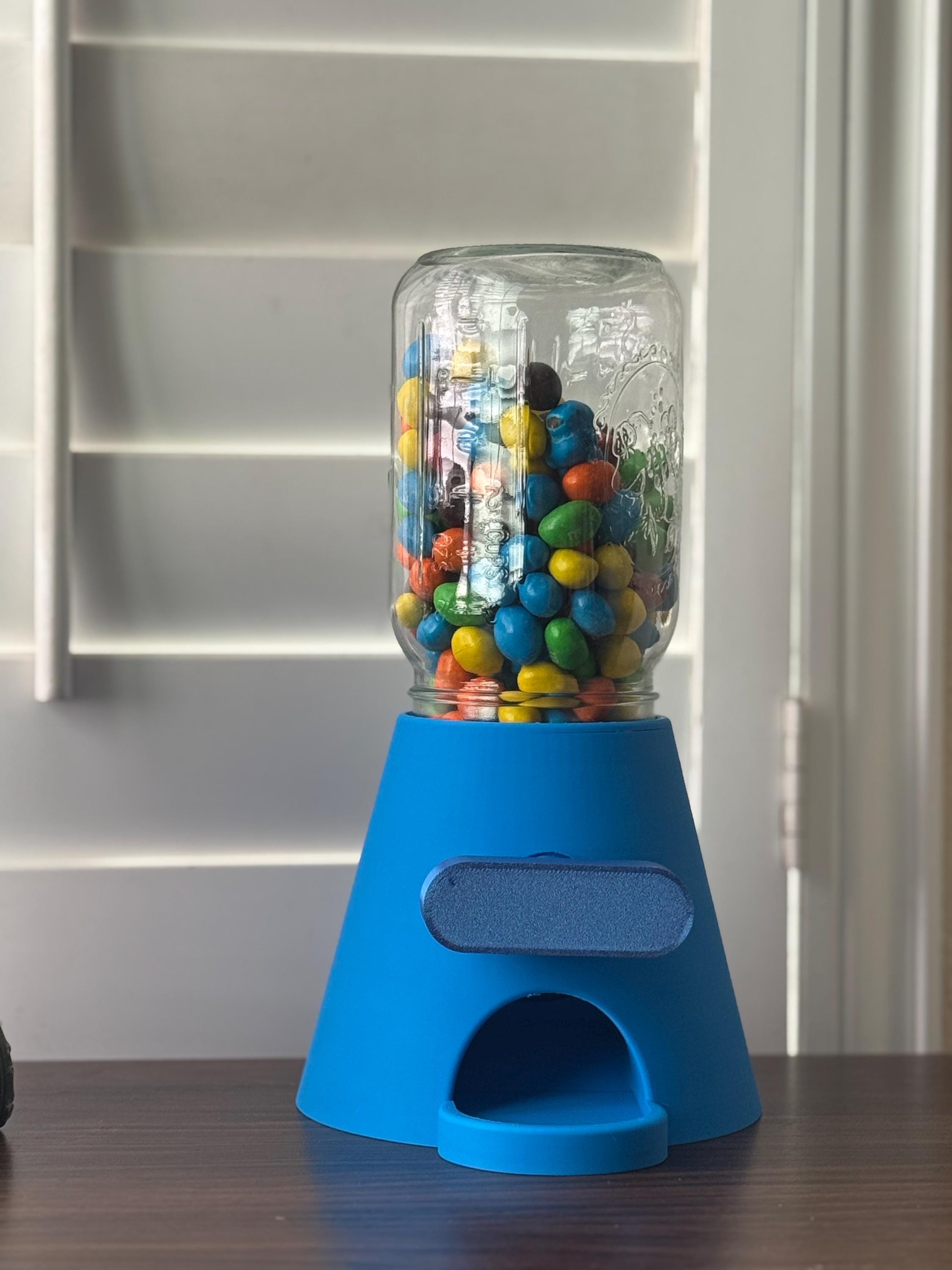 3D Printed Candy Machine: FDA Food Safe PLA, Mason Jar Compatible