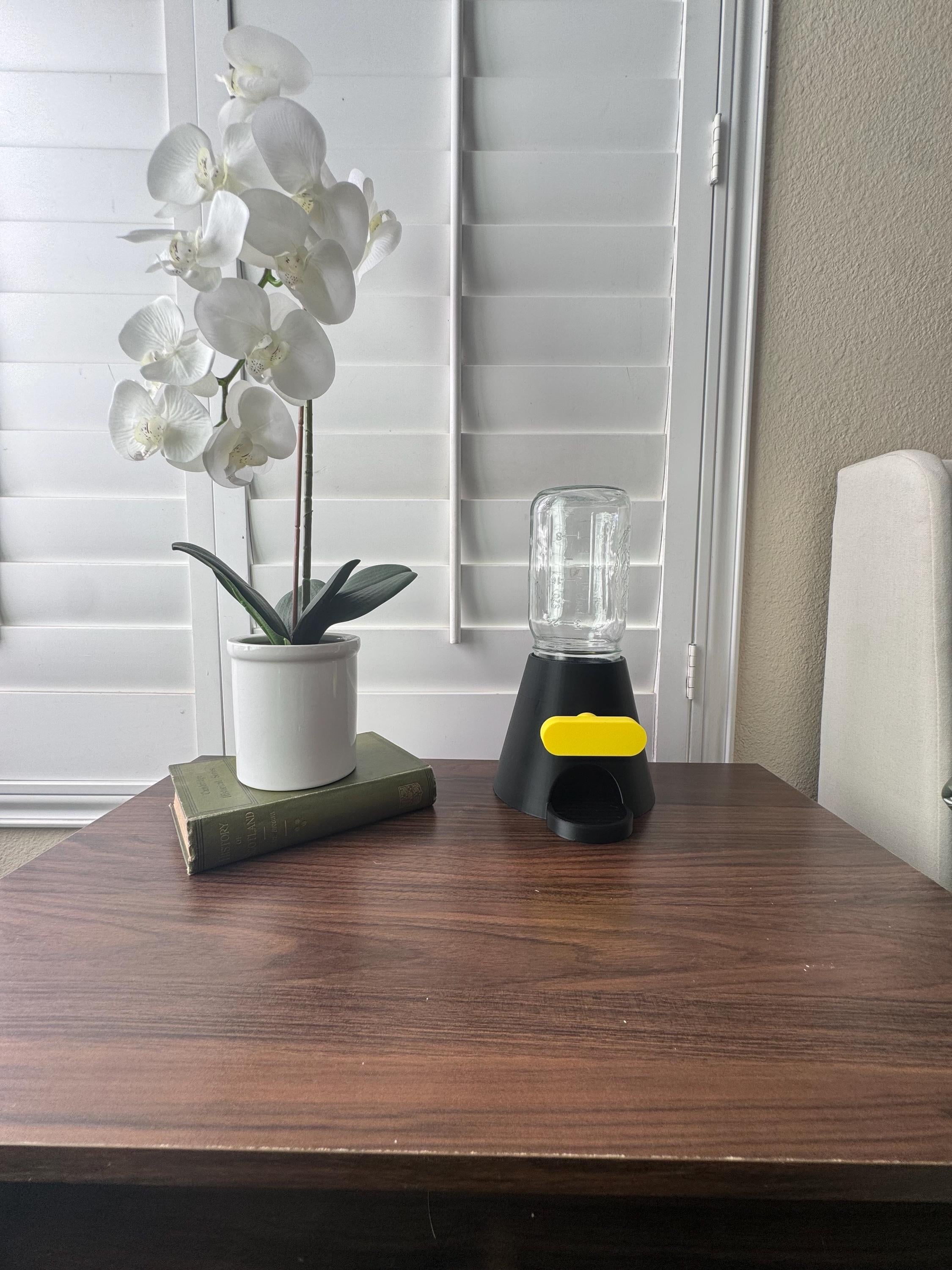 3D Printed Candy Machine: FDA Food Safe PLA, Mason Jar Compatible