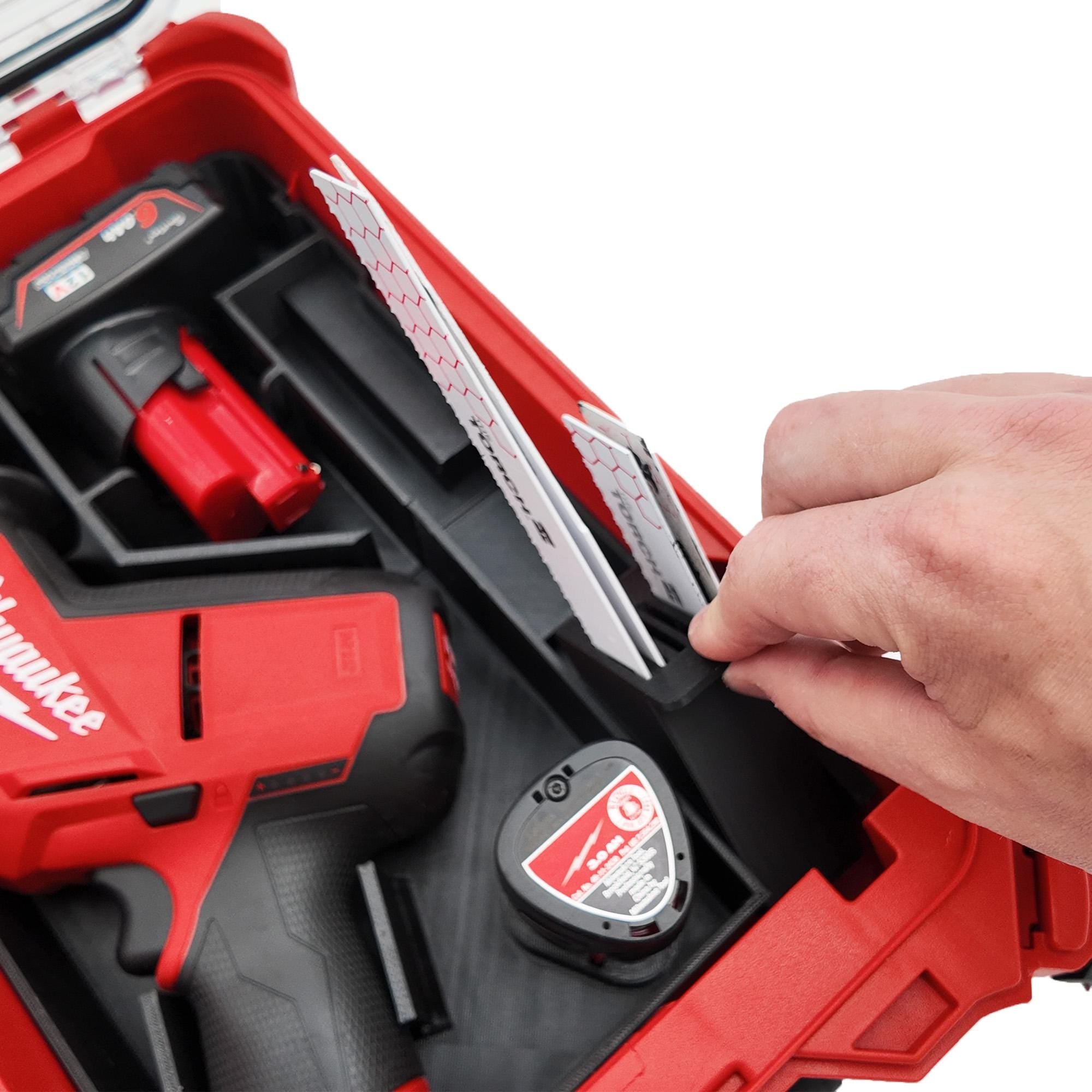 Packout Insert for M12 Fuel Hackzall and Milwaukee Compact Organizer