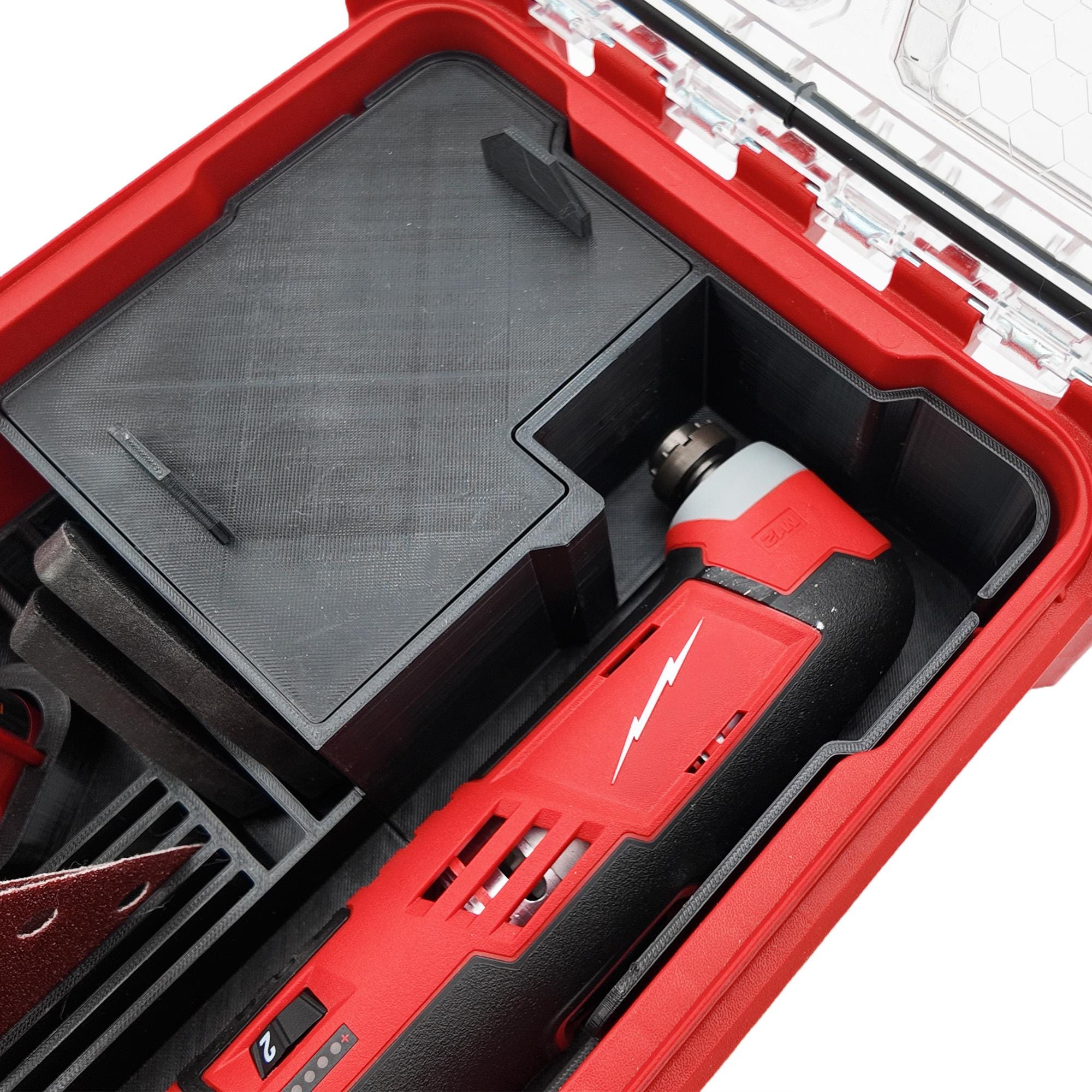 Packout Insert for M12 Multi Tool models 2526 and 2426- Milwaukee Compact Organizer