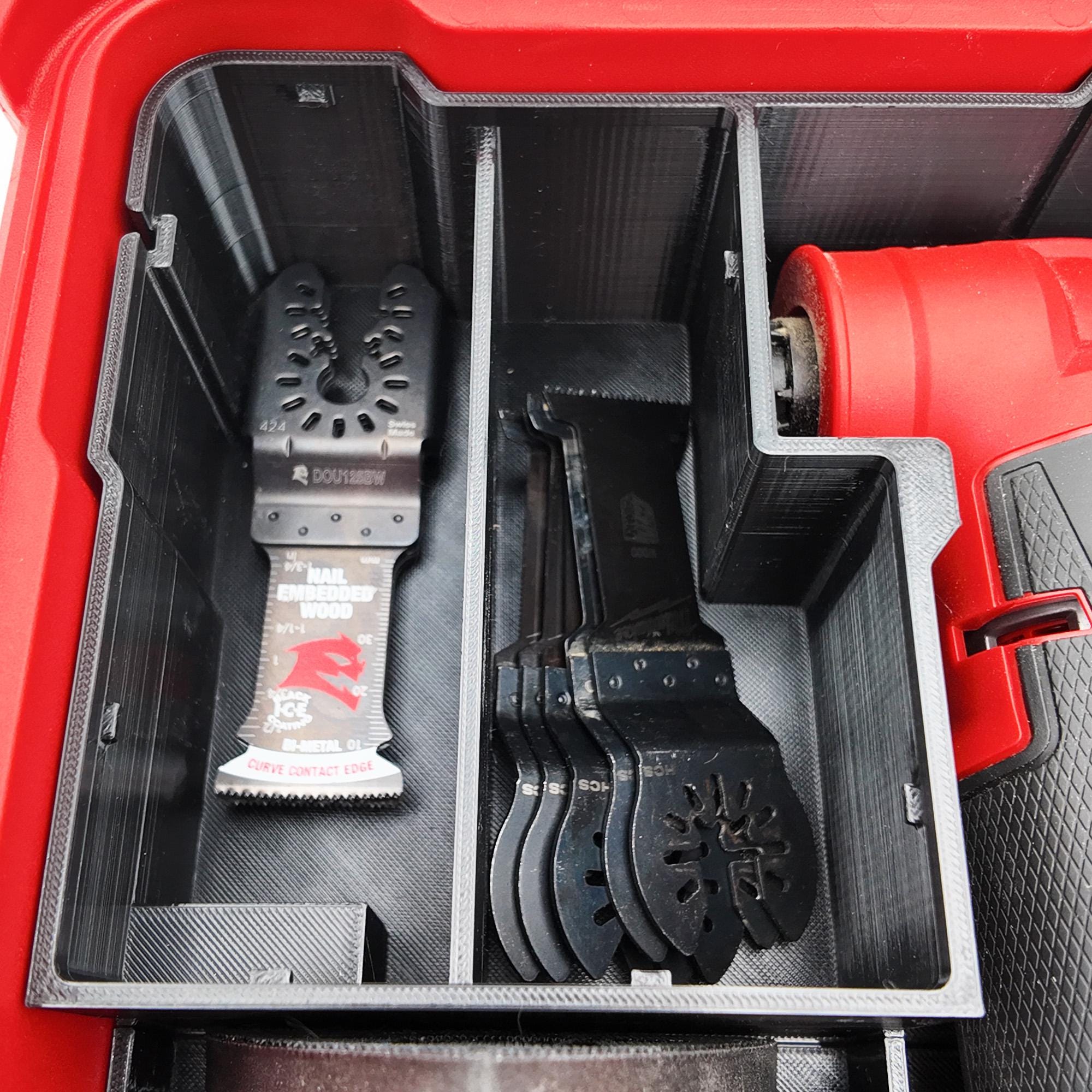Packout Insert for M12 Multi Tool models 2526 and 2426- Milwaukee Compact Organizer