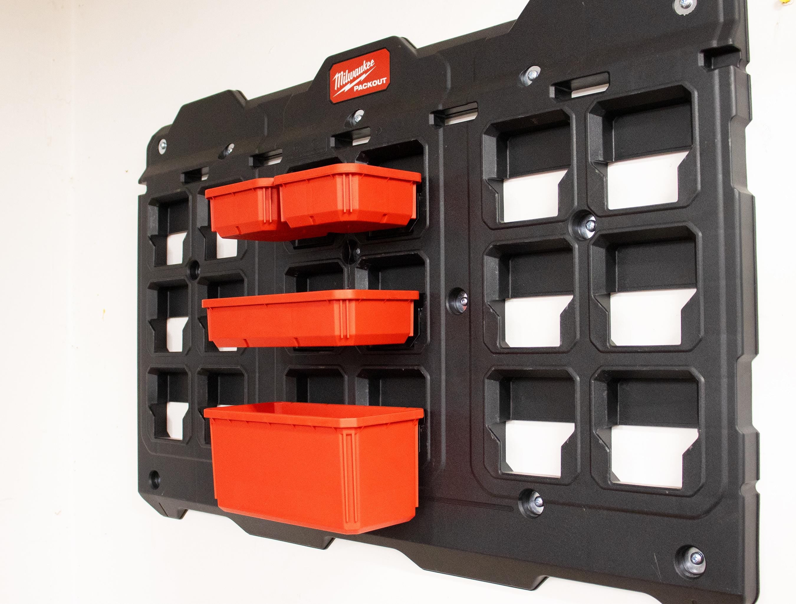 Wall Bin Holder (Bins Not Included)- 6 Pack