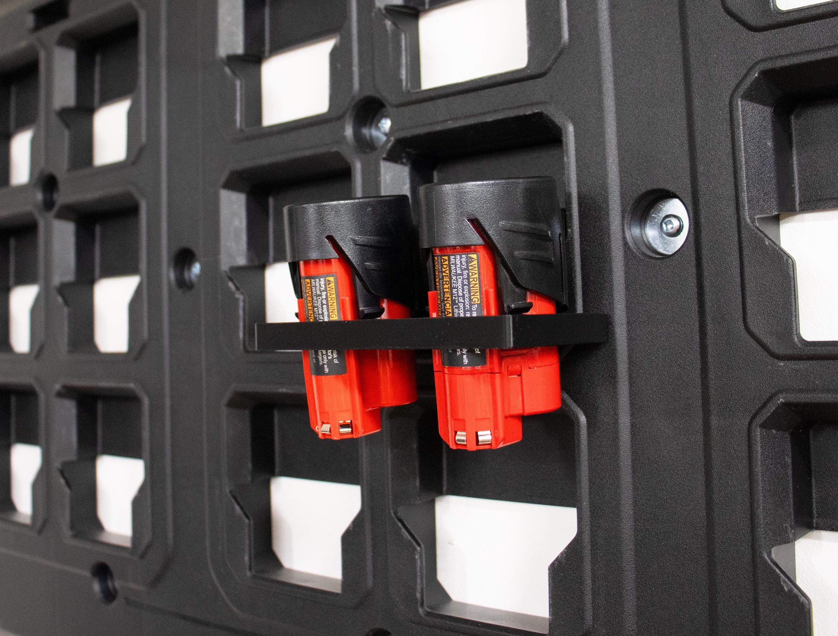 M12 Dual Battery Mount 2 Pack