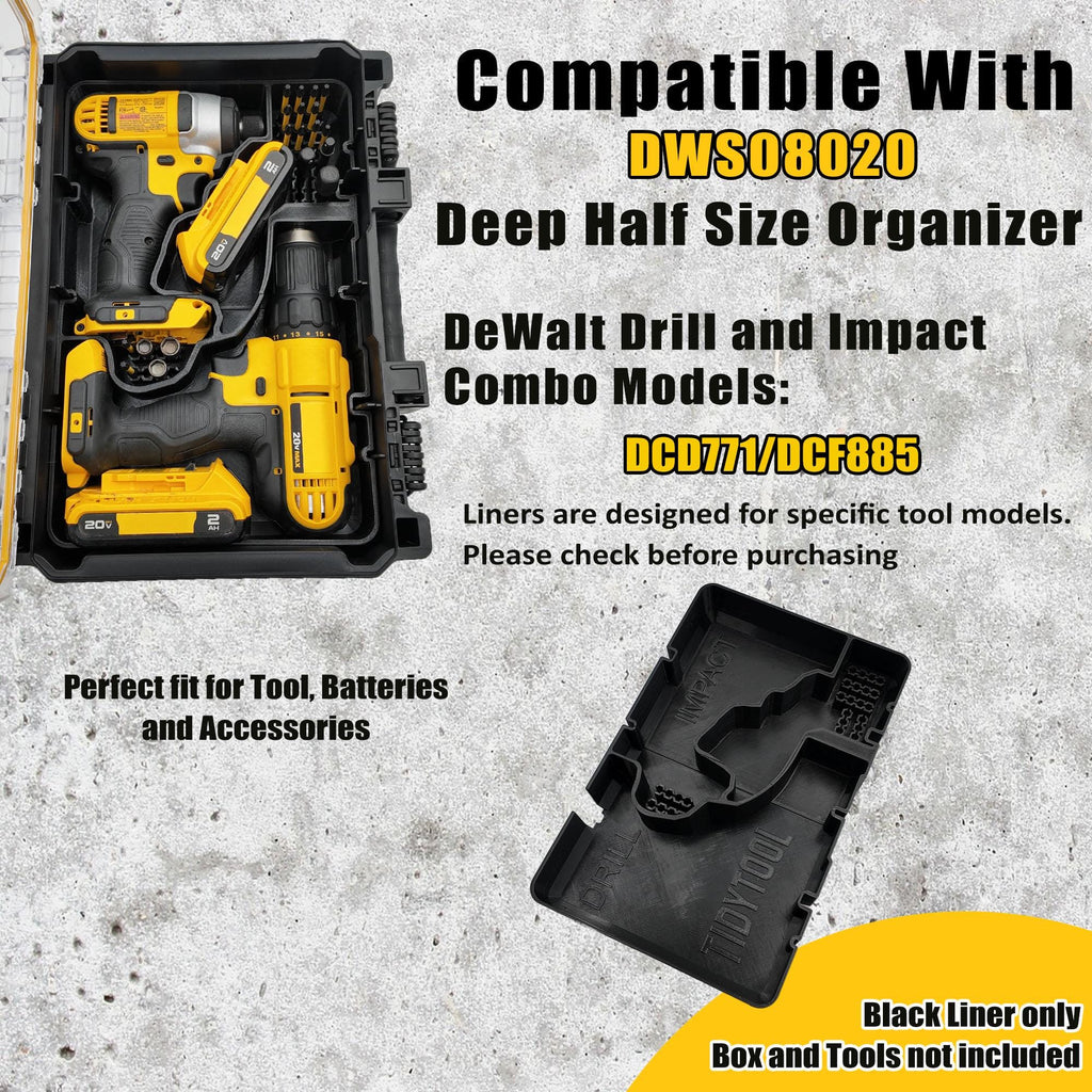 Deep Compact Insert for 20V Max Drill Set (DCF885 & DCD771)