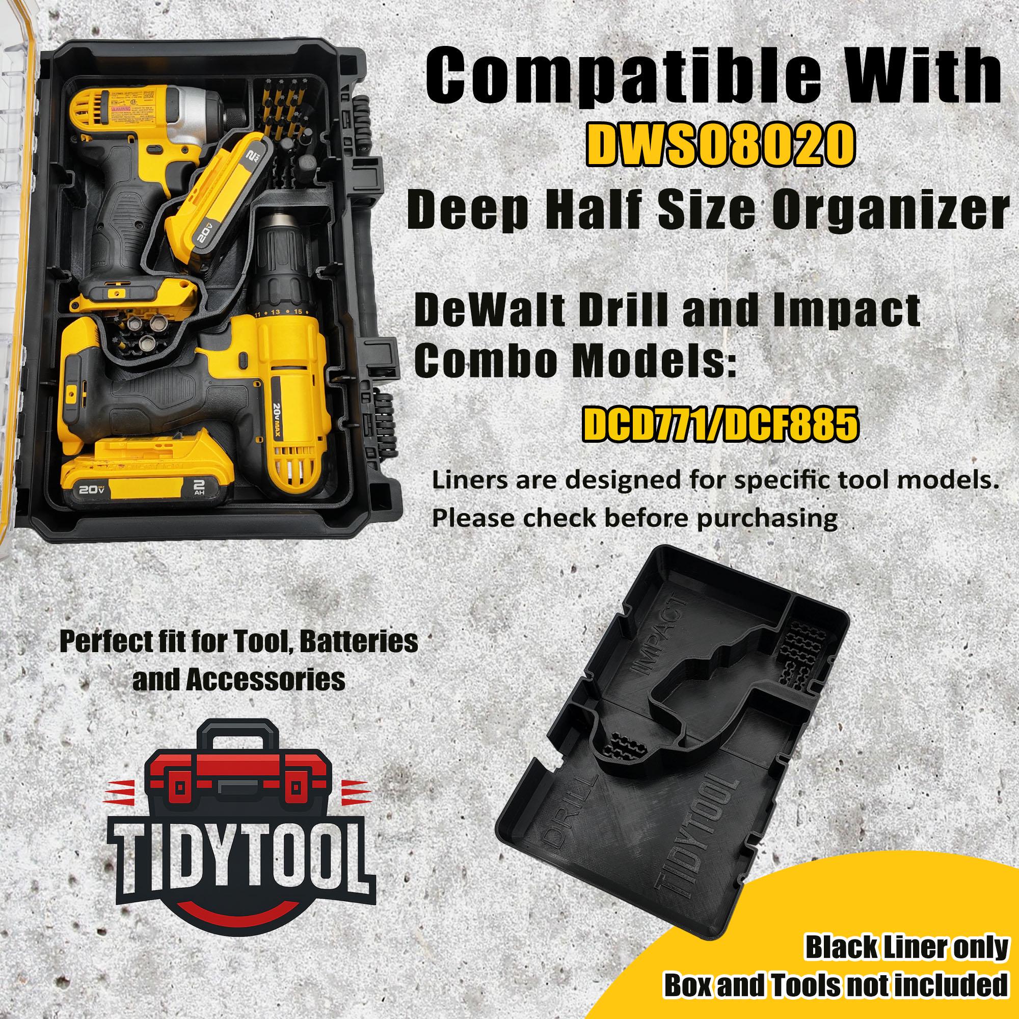 Deep Compact Insert for 20V Max Drill Set (DCF885 & DCD771)