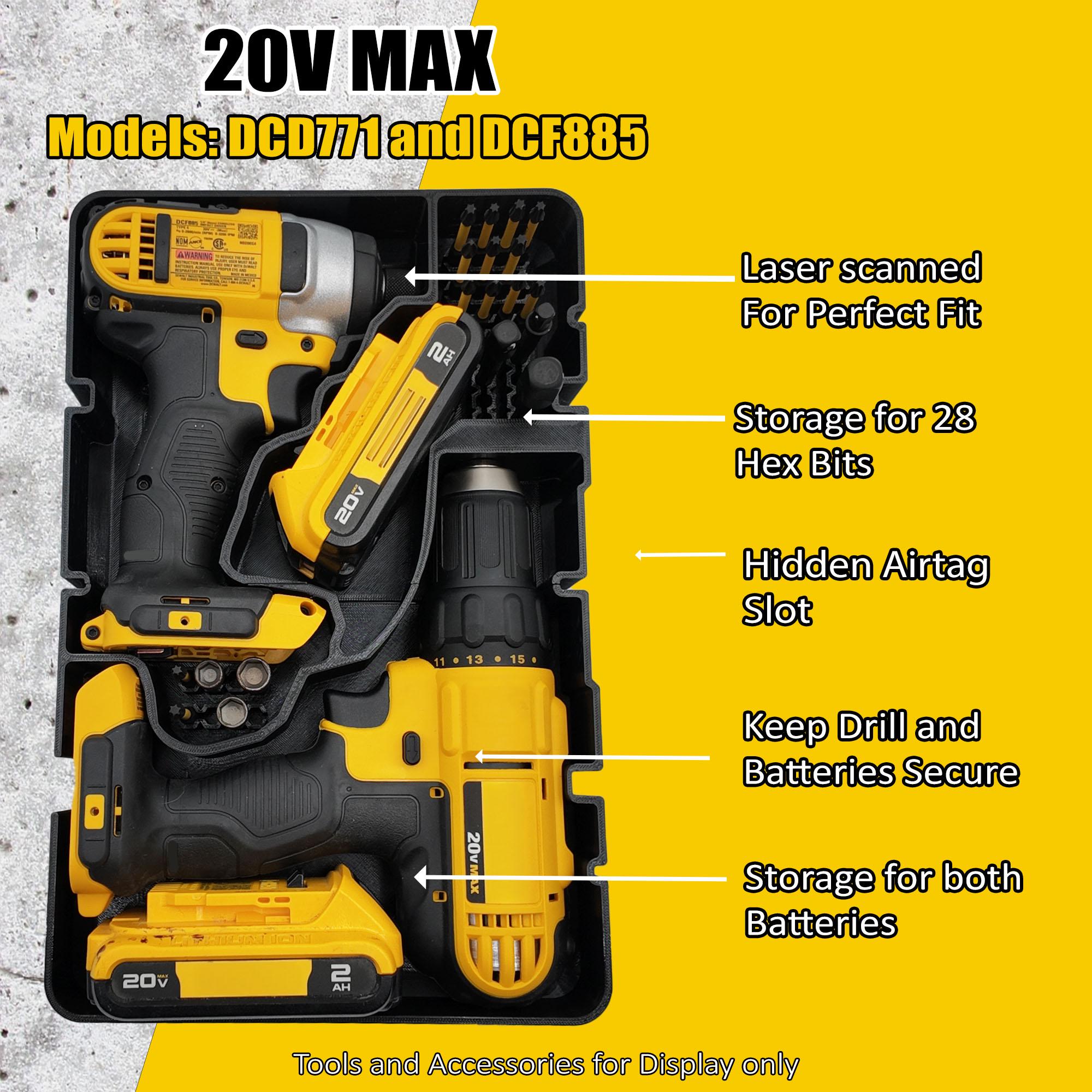 Deep Compact Insert for 20V Max Drill Set (DCF885 & DCD771)