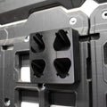 Packout Wall M12 Battery Holder Quad Mount (Large and Small Batteries)