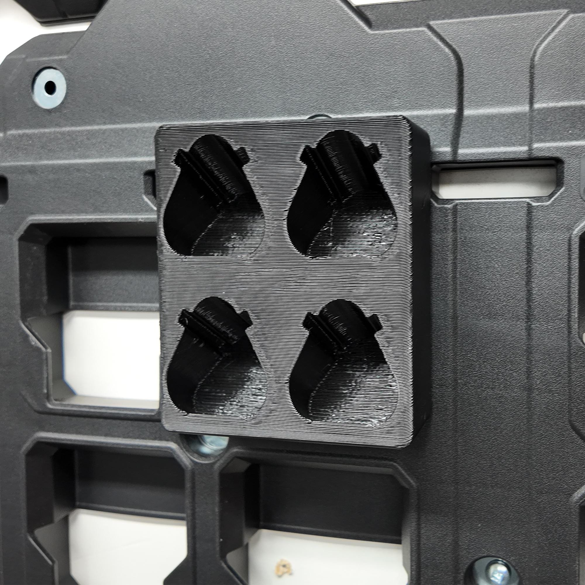 M12 Battery Holder Quad Mount