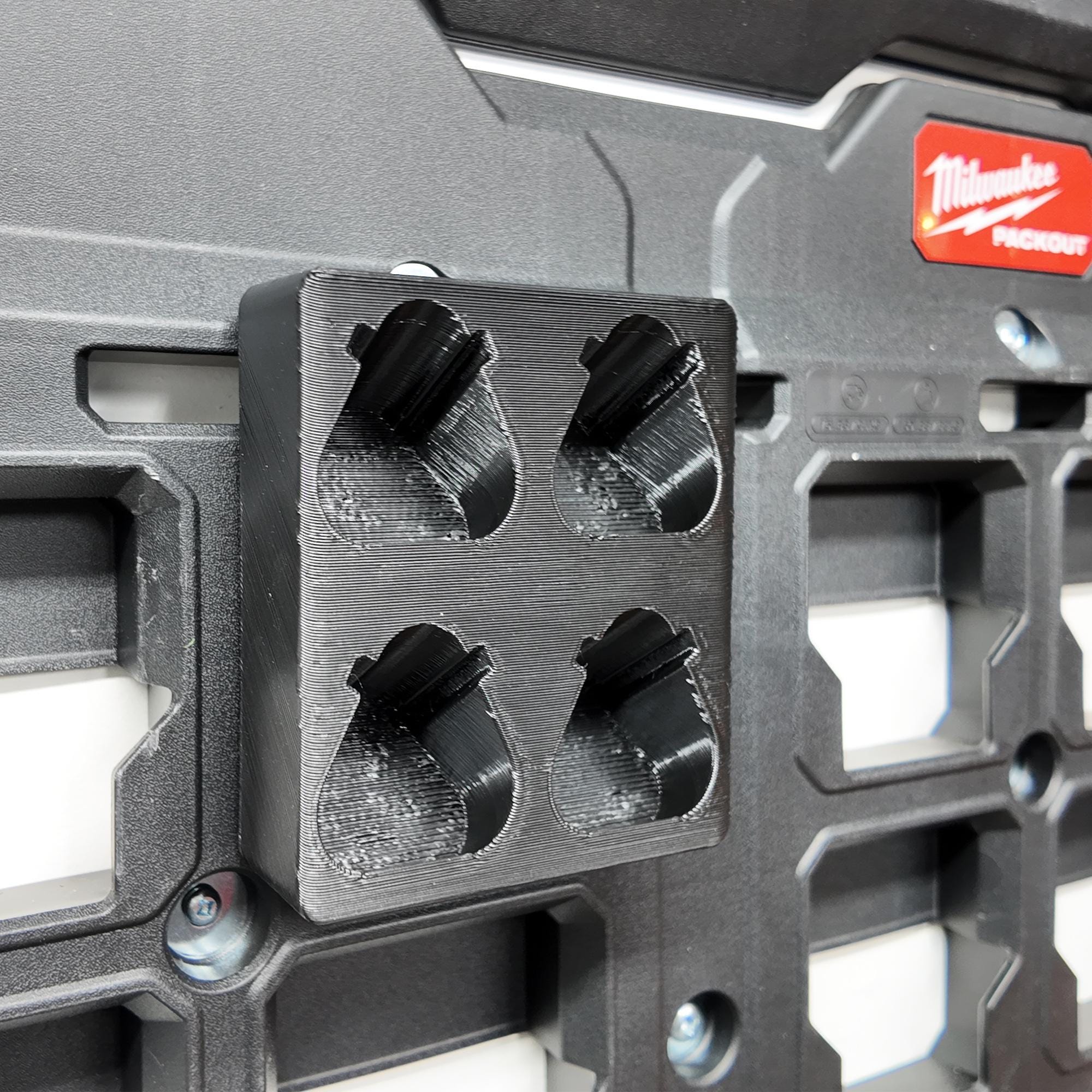 M12 Battery Holder Quad Mount