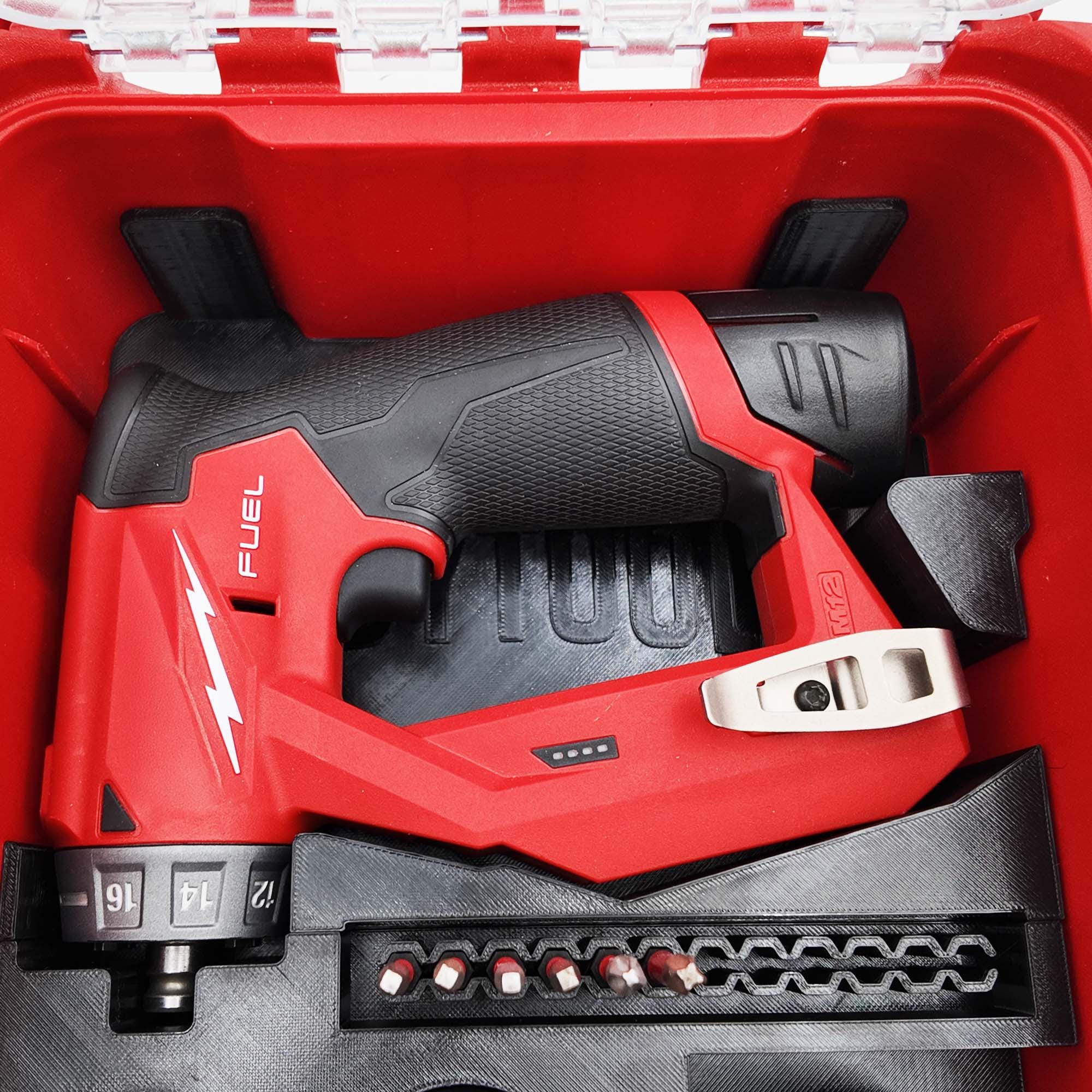 Packout Insert for M12 FUEL Installation Drill and Milwaukee Compact Organizer