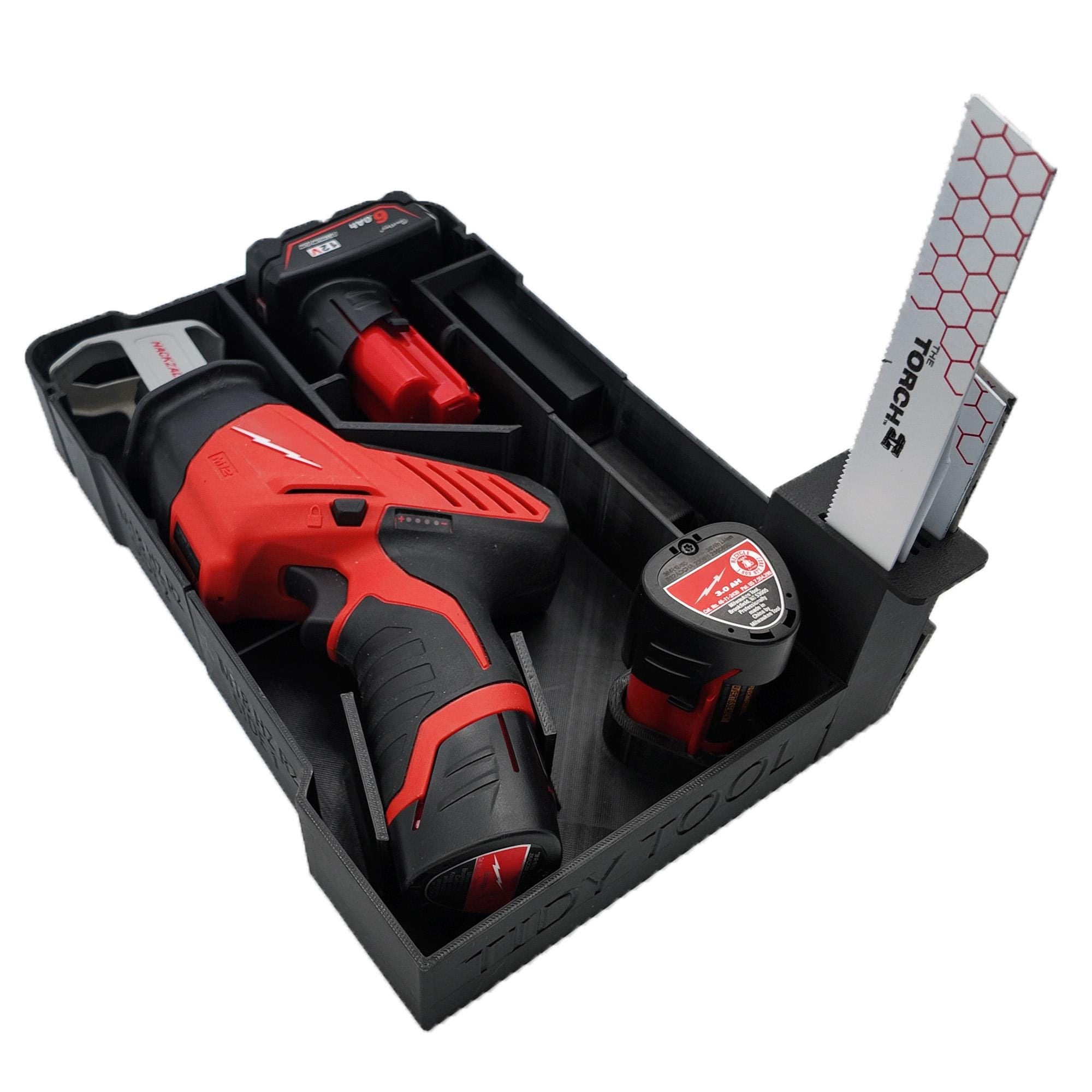 Packout Insert for M12 Fuel Hackzall and Milwaukee Compact Organizer