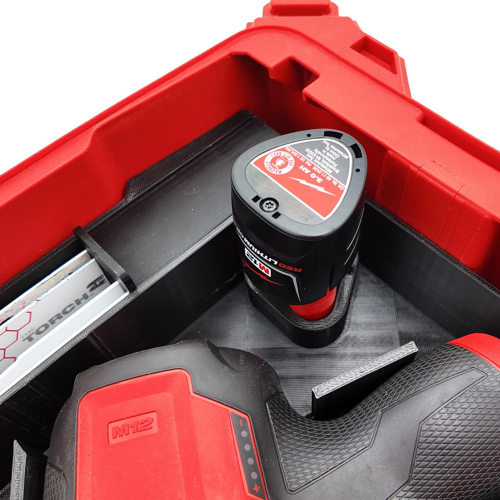 Packout Insert for M12 Fuel Hackzall and Milwaukee Compact Organizer
