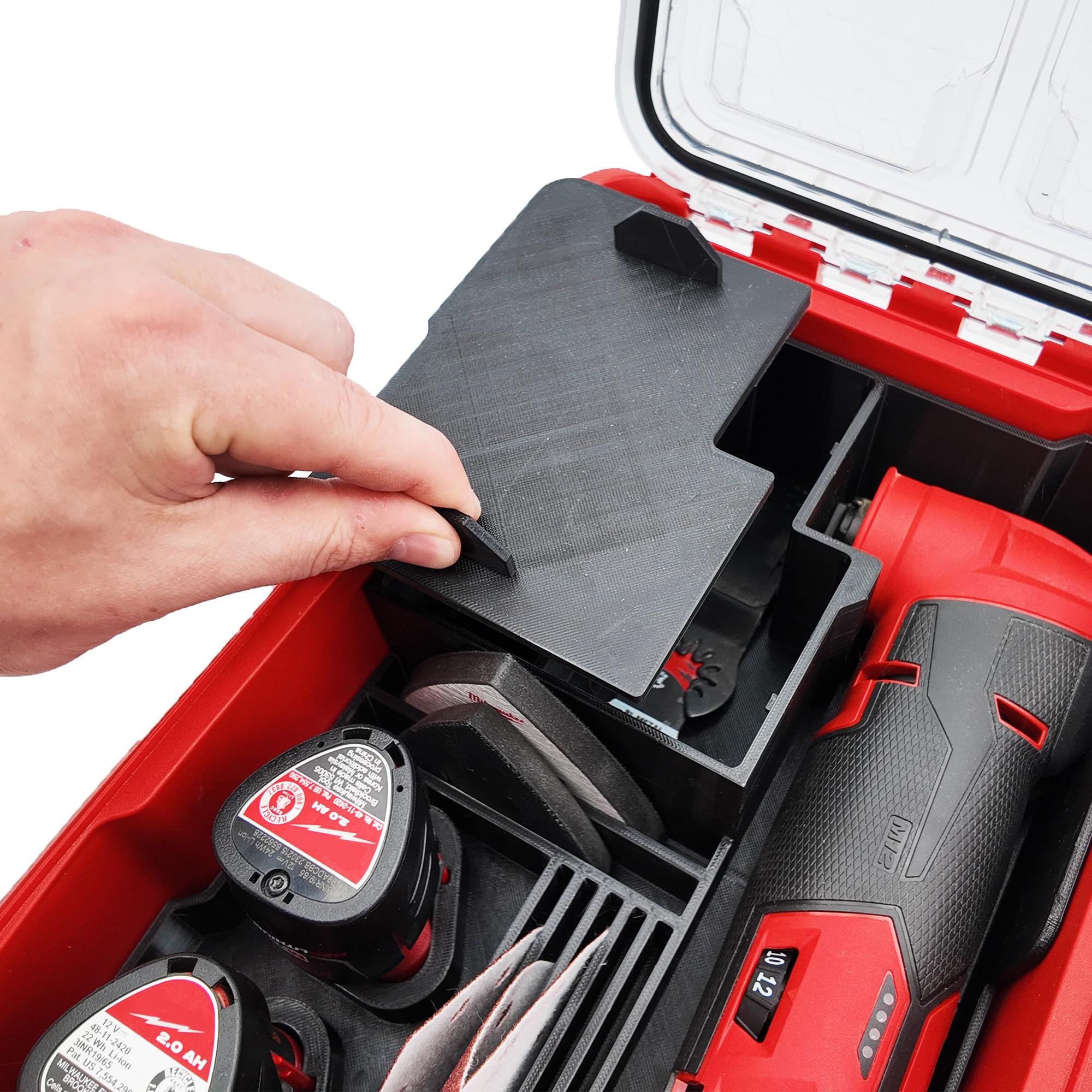 Packout Insert for M12 Multi Tool models 2526 and 2426- Milwaukee Compact Organizer