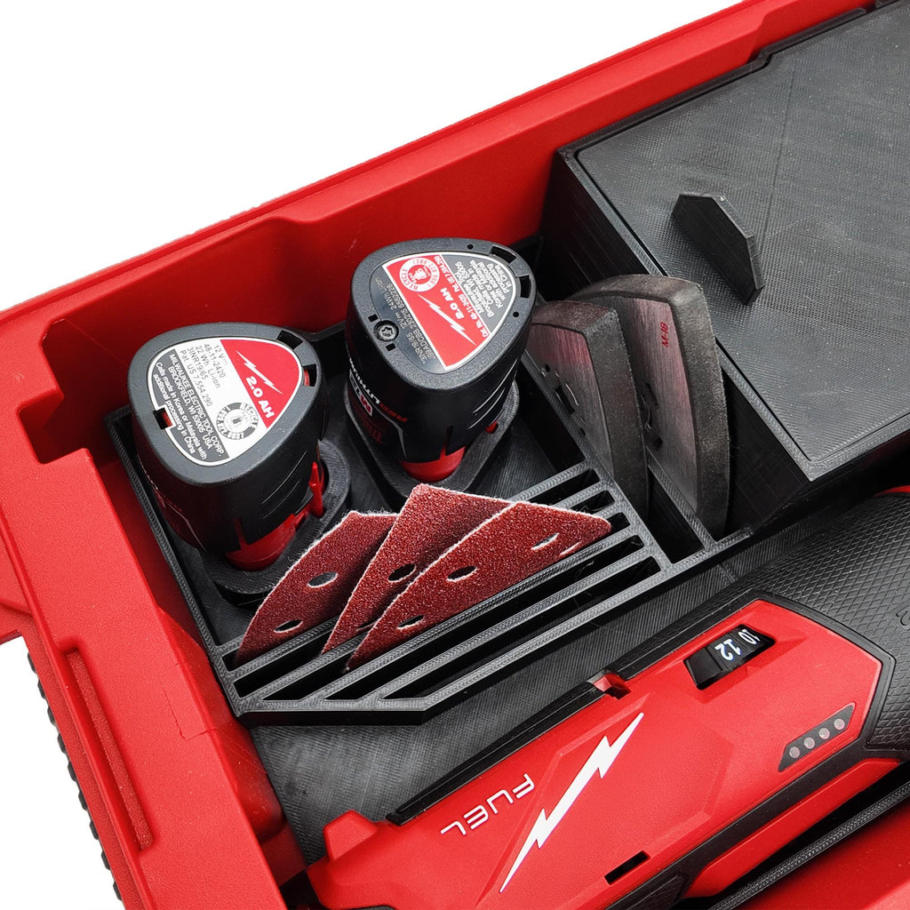 Packout Insert for M12 Multi Tool models 2526 and 2426- Milwaukee Compact Organizer