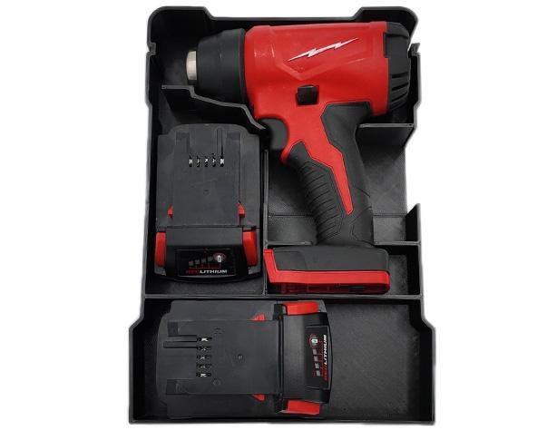 Packout Insert for M18 Heat Gun and Milwaukee Compact Organizer