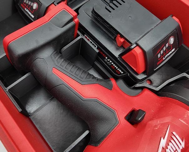 Packout Insert for M18 Heat Gun and Milwaukee Compact Organizer