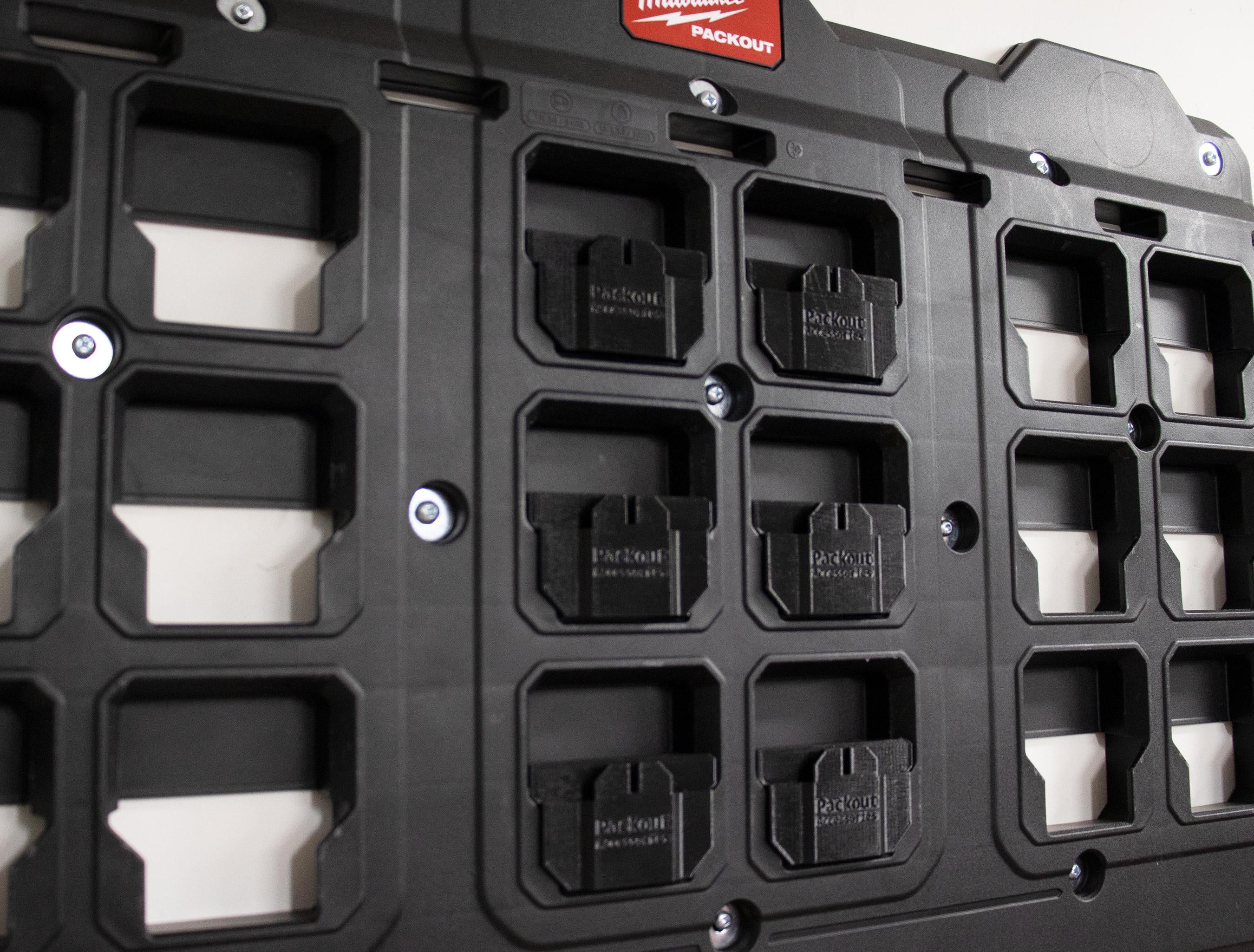 Wall Bin Holder (Bins Not Included)- 6 Pack
