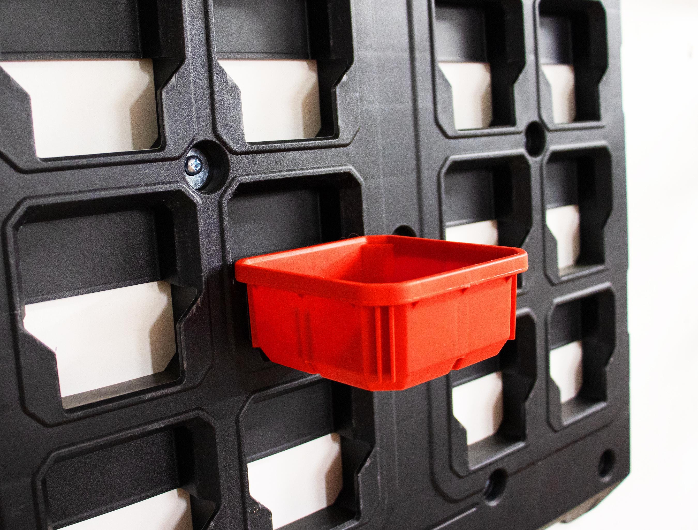 Wall Bin Holder (Bins Not Included)- 6 Pack