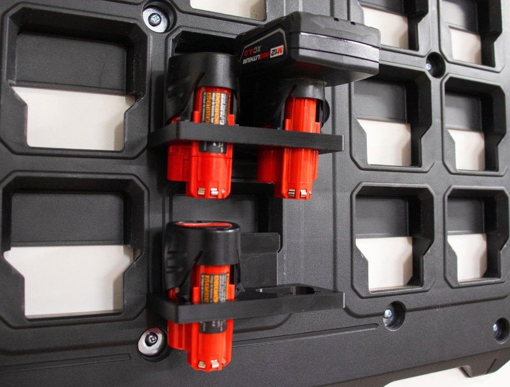 M12 Dual Battery Mount 2 Pack