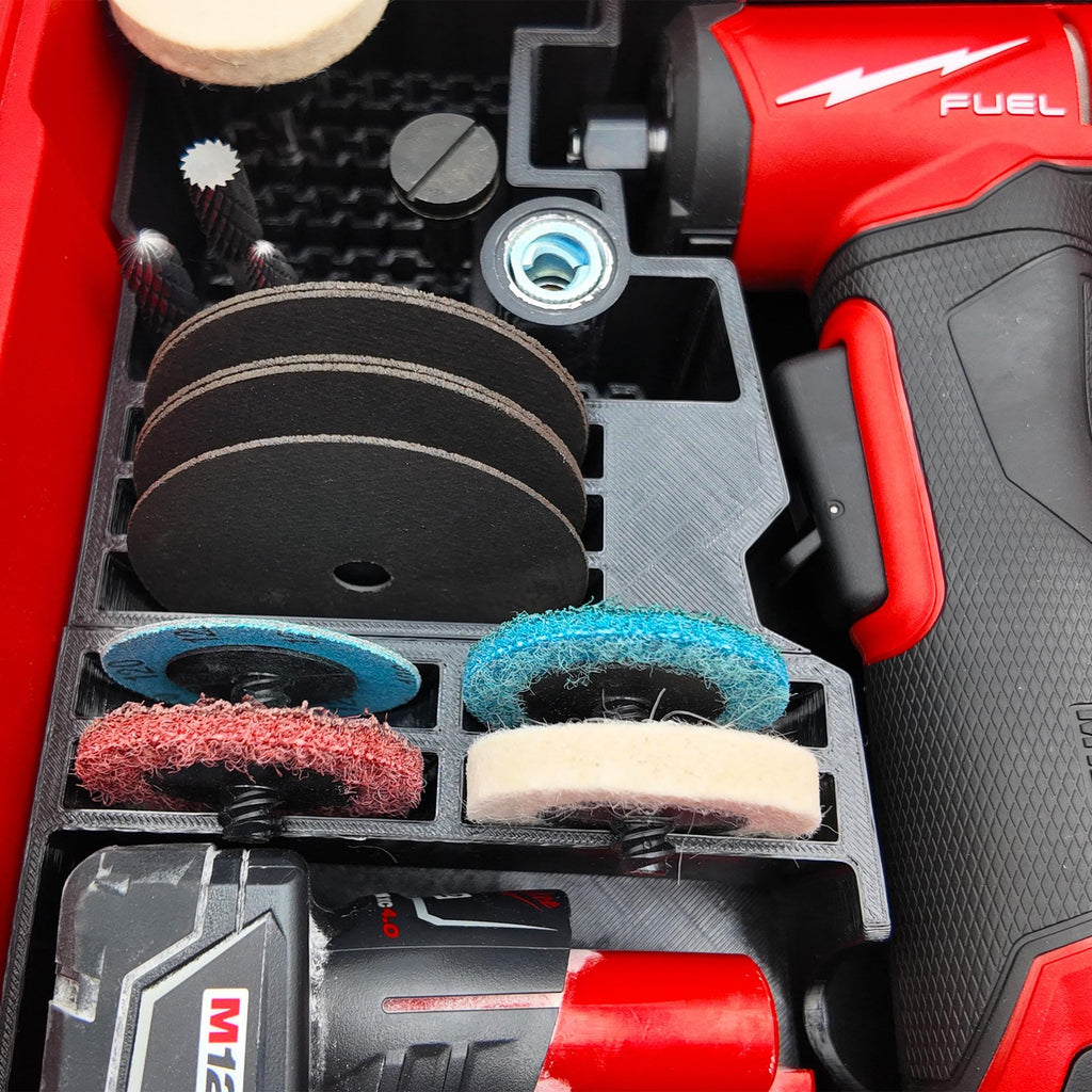 Packout Insert for Milwaukee M12 FUEL 1/4" Right Angle Die Grinder