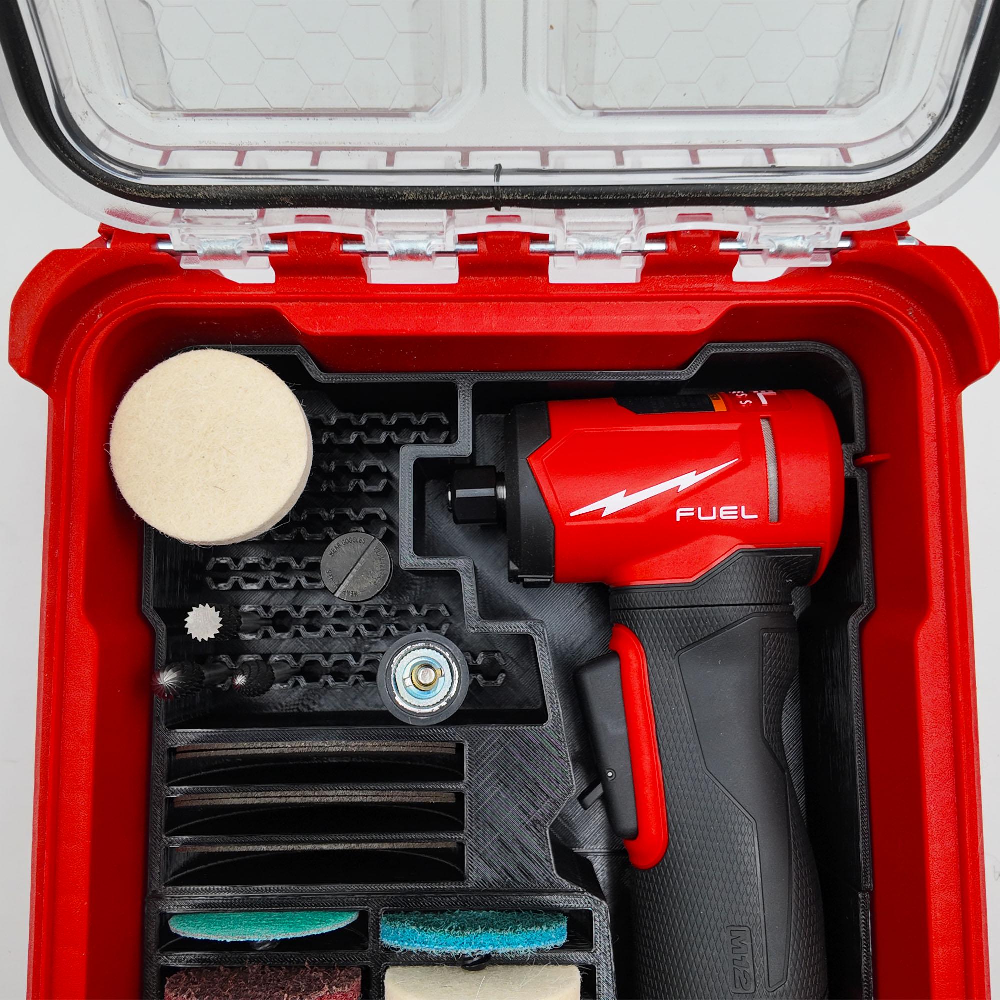 Packout Insert for Milwaukee M12 FUEL 1/4" Right Angle Die Grinder