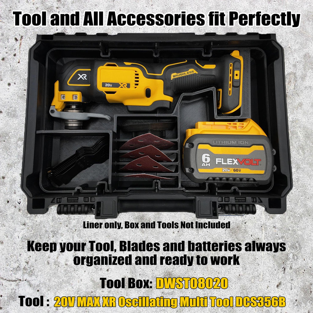 Deep Compact Insert for 20V Max Oscilating Multi-tool Liner (DCS365B)