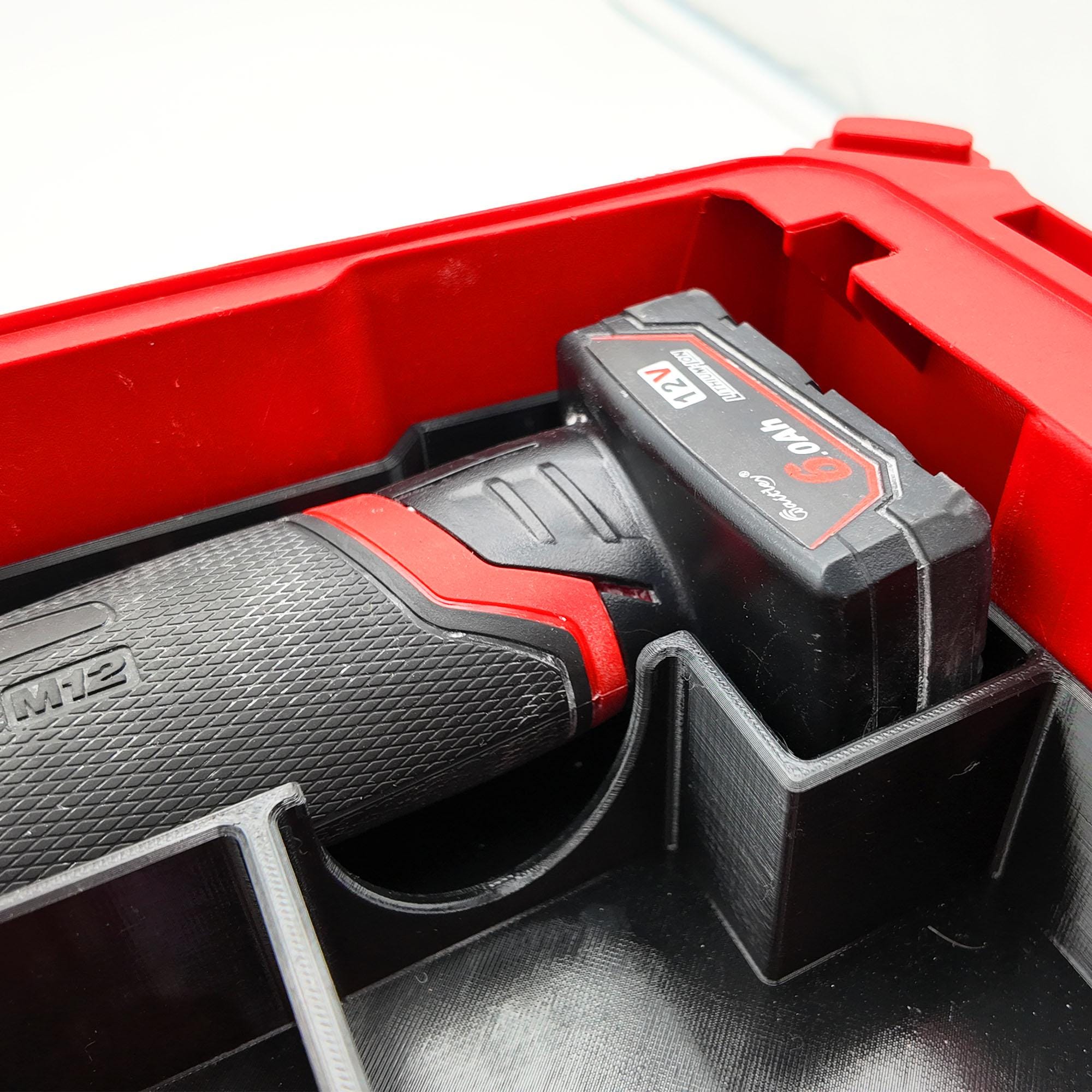 M12 Detail Sander Organizer for Milwaukee Compact Packout