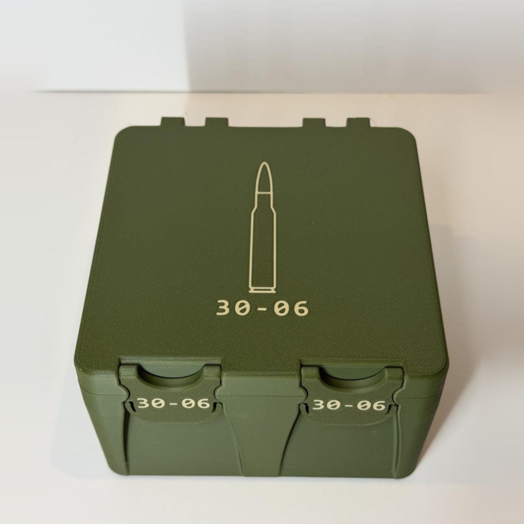 30-06 ammo box, 100 round BoxLoc case