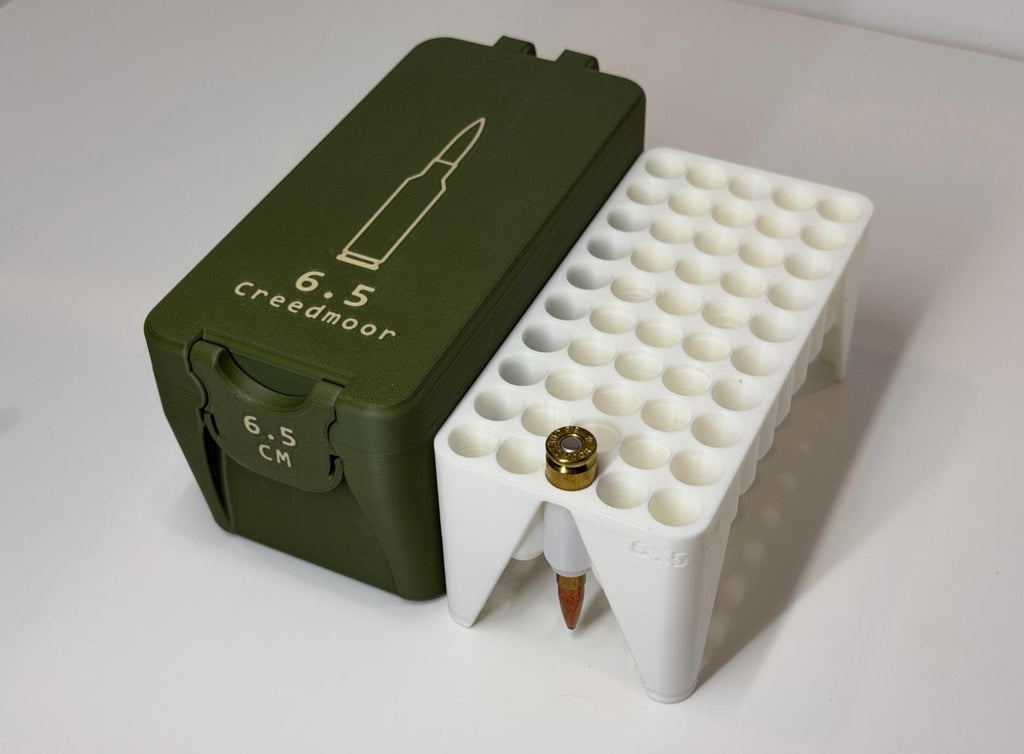 6/6.5/22 Creedmoor ammo box, 50 round BoxLoc case - photo 6