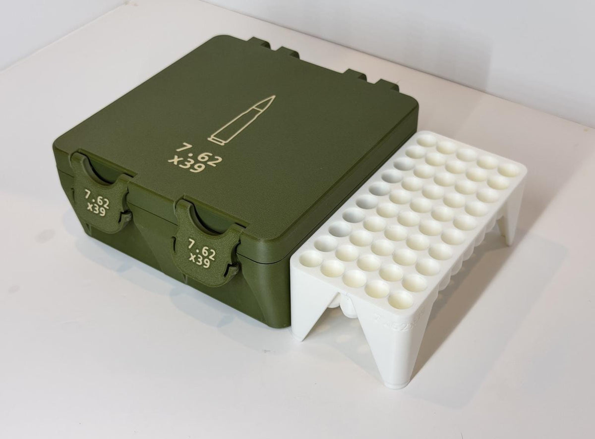 7.62x39 ammo box, 100 round BoxLoc case - photo 3