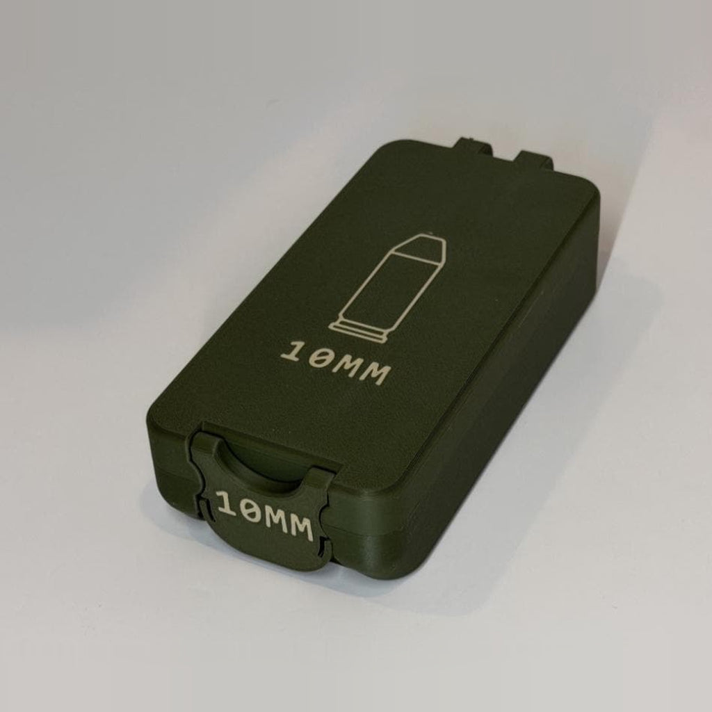 10mm ammo box, 50 round BoxLoc case