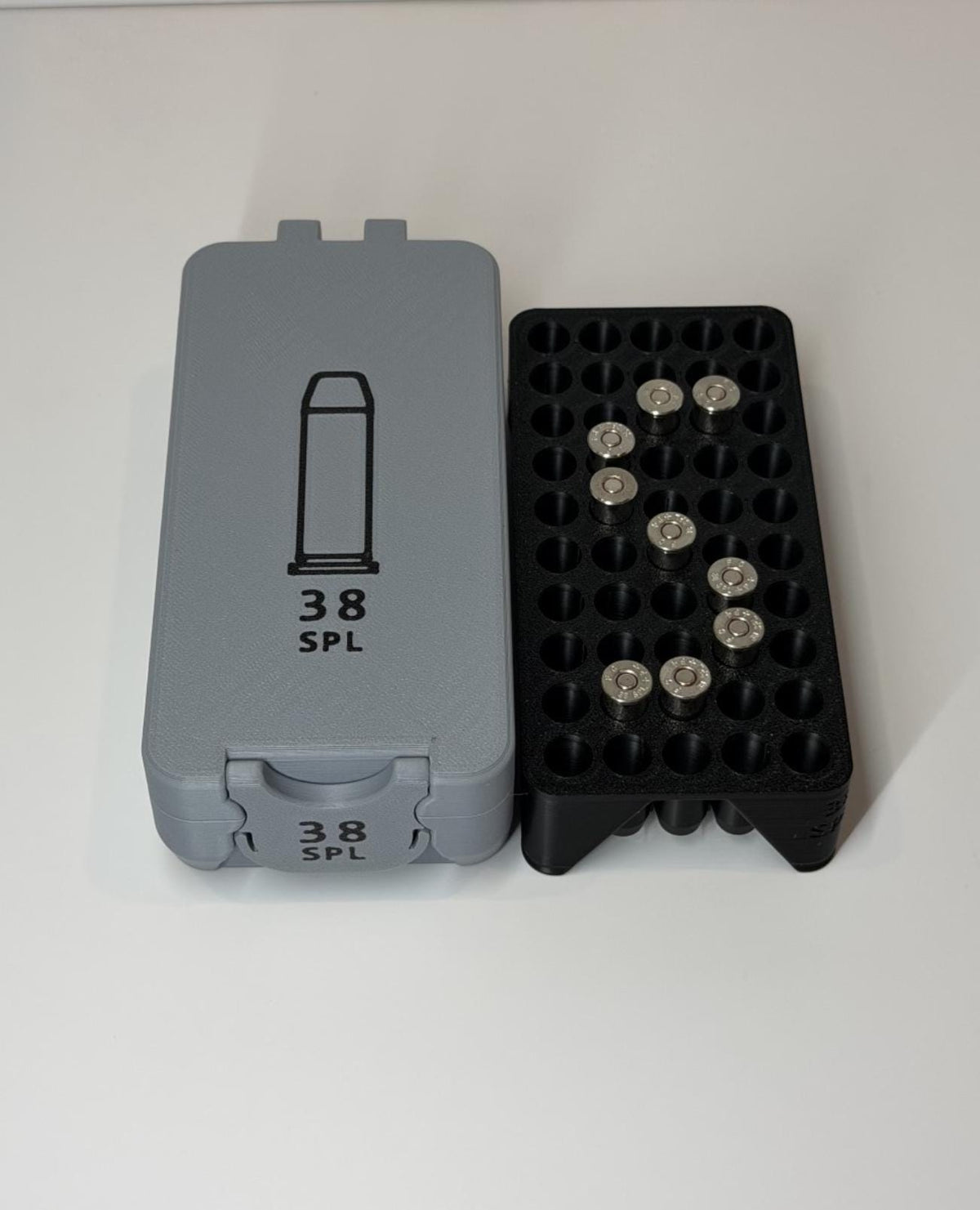 38 Special ammo box, 50 round BoxLoc case - photo 2