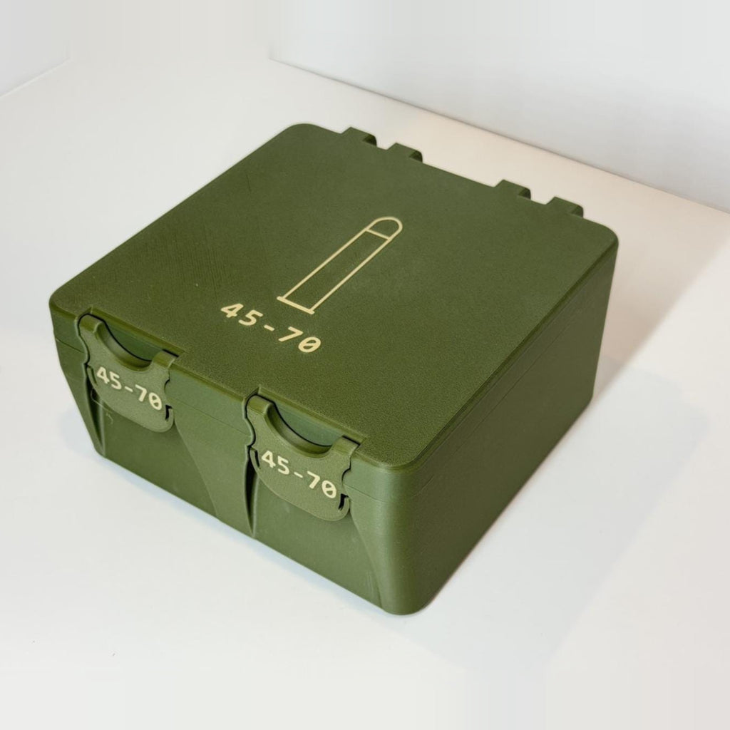 45-70 ammo box, 72 round BoxLoc case