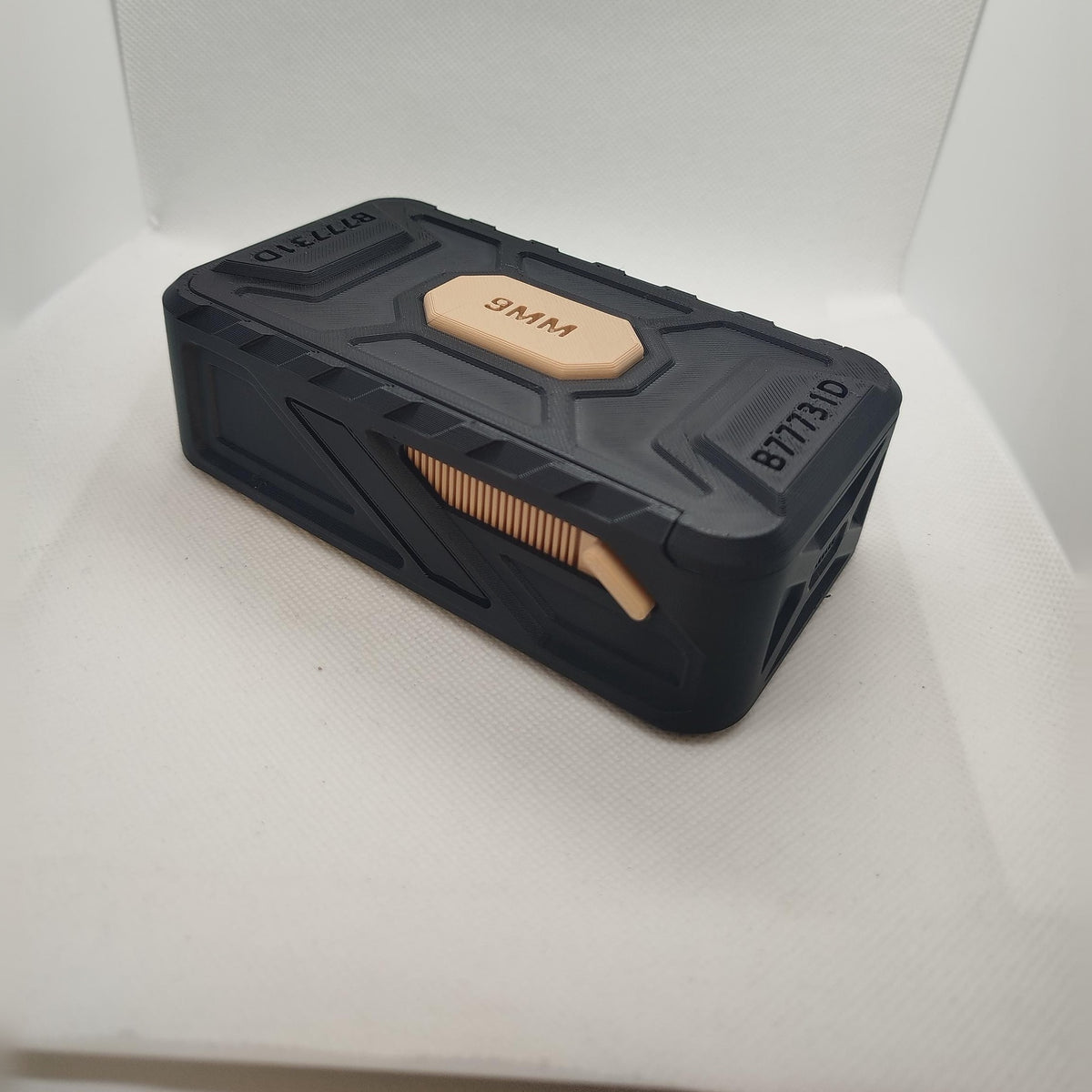 9mm ammo box, 50 round classic case